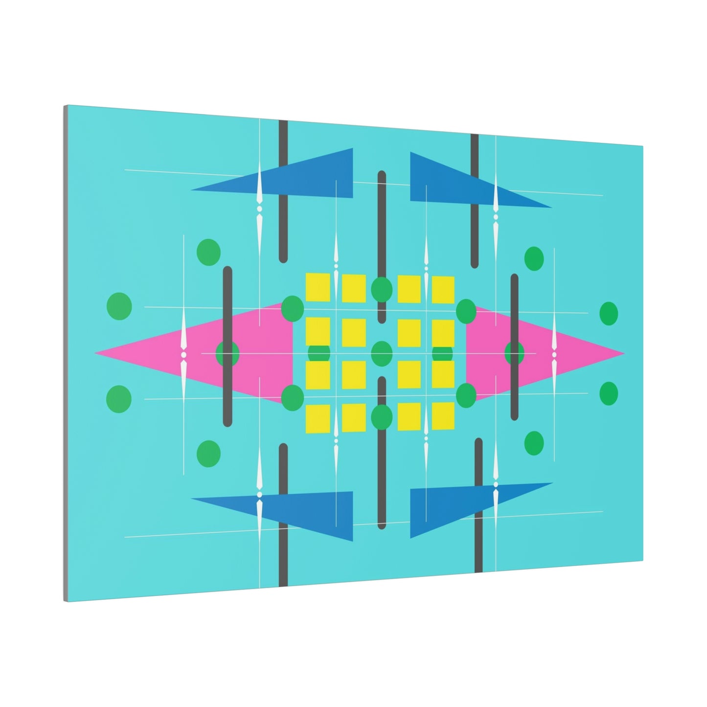 Teala - Universal Schematics 2: Geometric Abstract Deco Inspired Wall Art