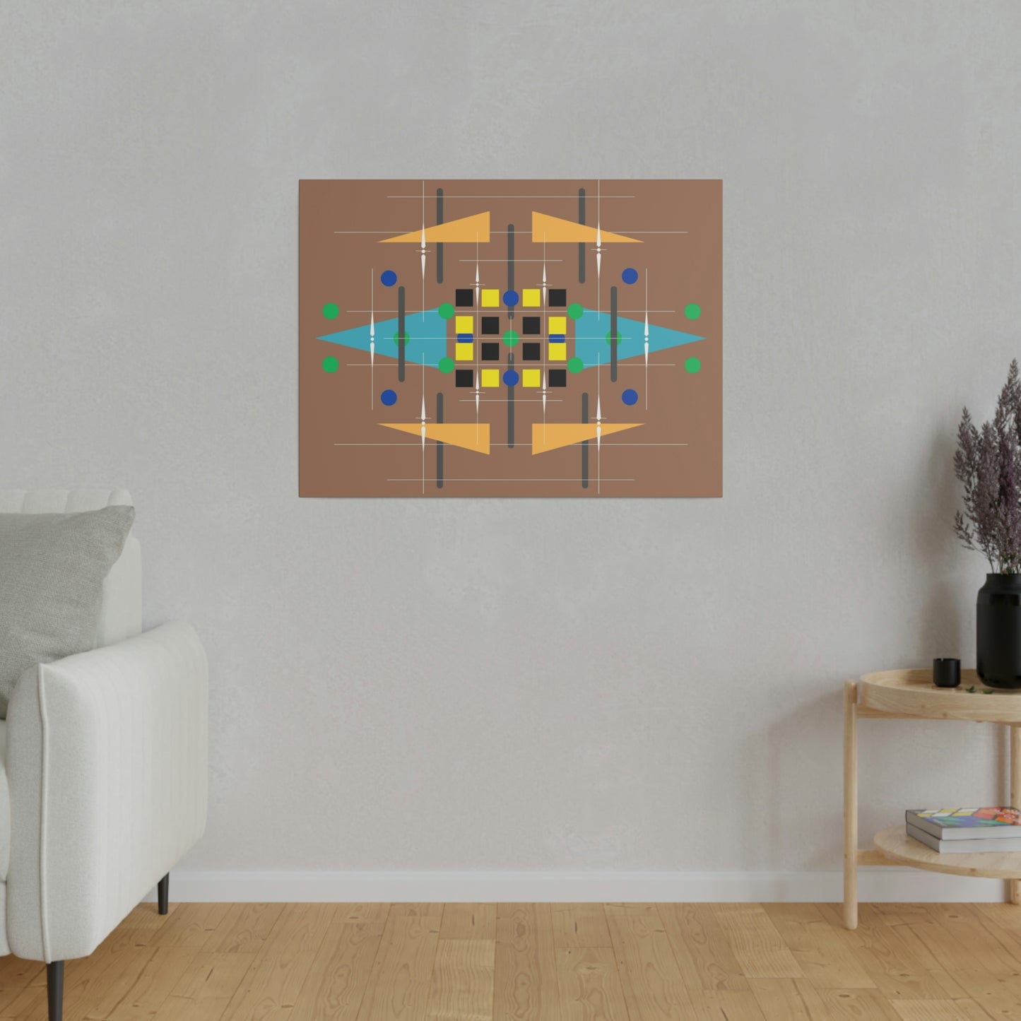 Harvest - Universal Schematics 3: Geometric Abstract Deco Inspired Wall Art