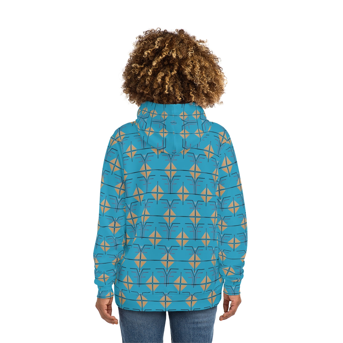 The Shield and Crest Hoodie - Turquoise