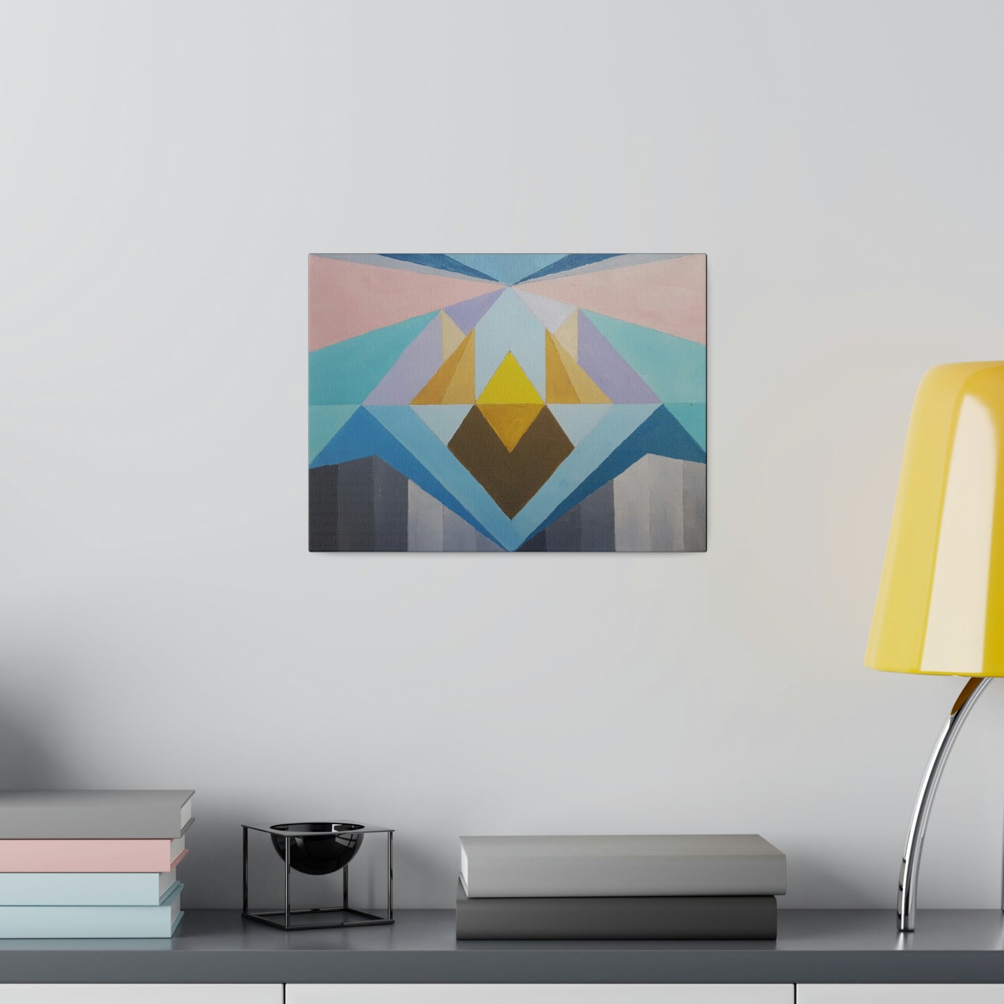 Hydro Climb - The Mighty Mountain Series: Part of the Across the Universe Collection Abstract Geometric Wall Art