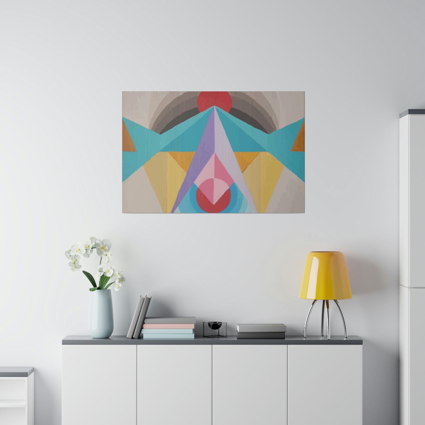 Soul - The Mighty Mountain Series: Part of the Across the Universe Collection Abstract Geometric Wall Art