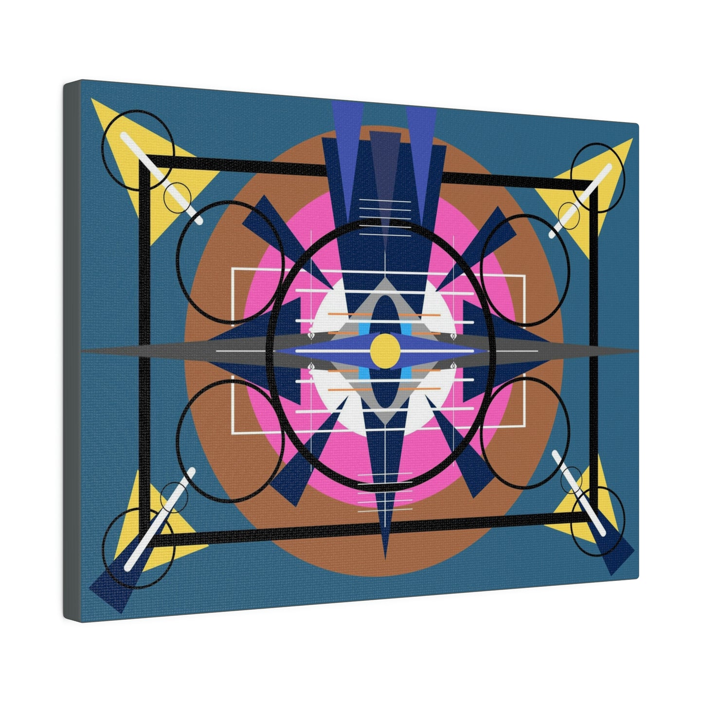 Deco 2 - Oscillation: Geometric Abstract Deco Inspired Wall Art