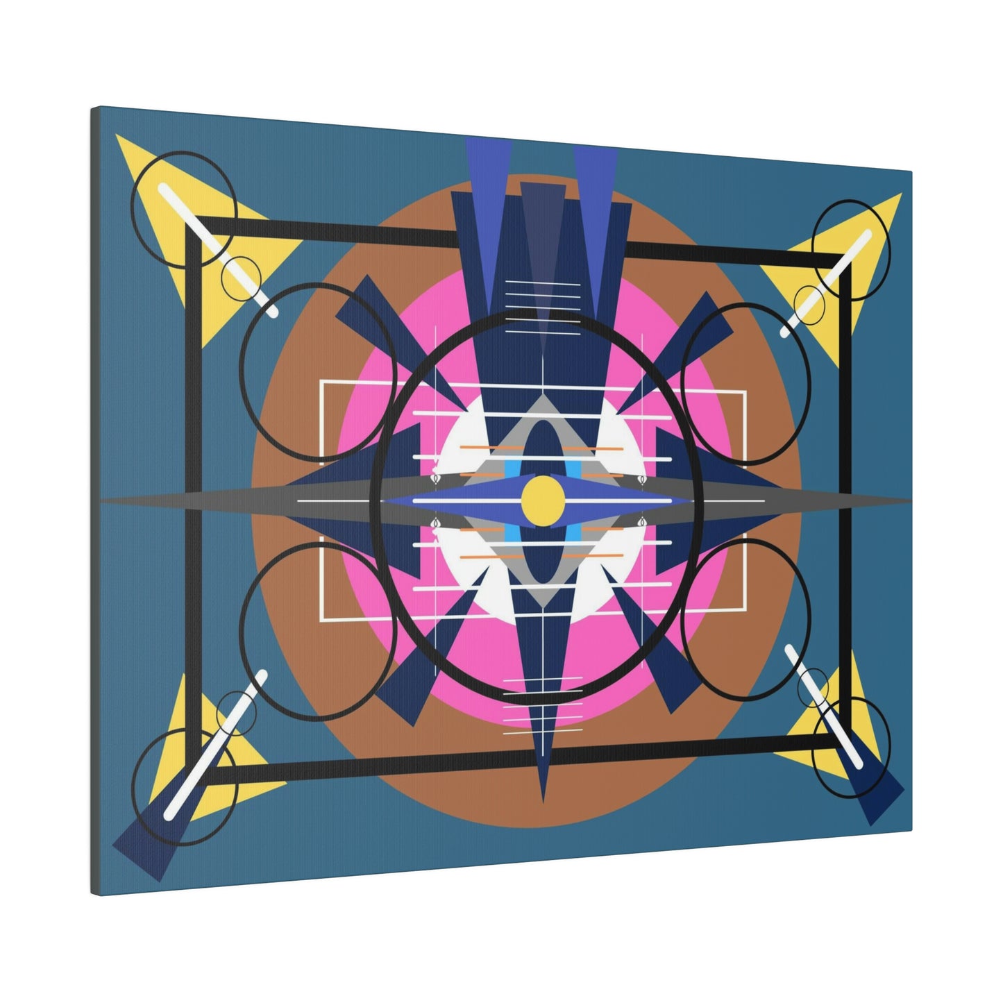 Deco 2 - Oscillation: Geometric Abstract Deco Inspired Wall Art