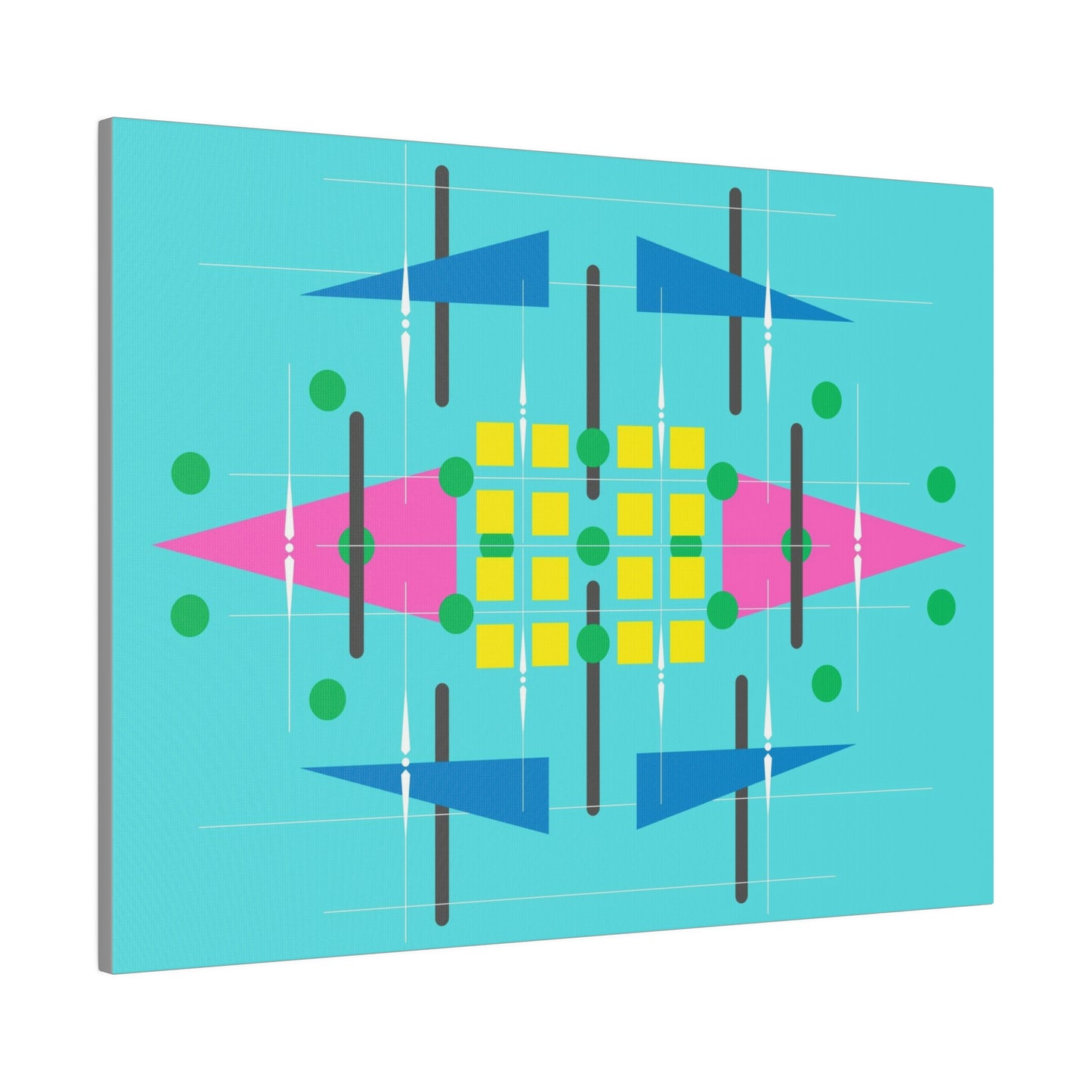 Teala - Universal Schematics 2: Geometric Abstract Deco Inspired Wall Art