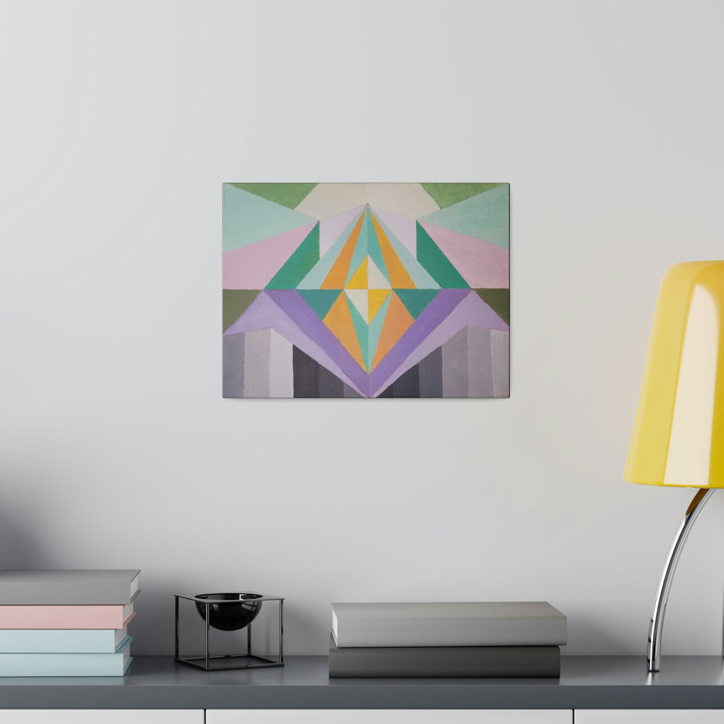 Devonian Tetra - The Mighty Mountain Series: Abstract Geometric Wall Art