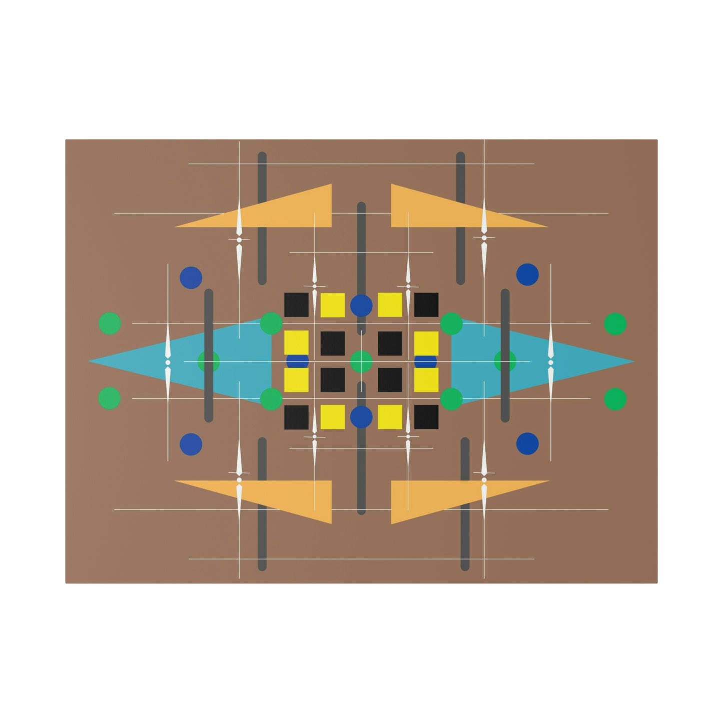 Harvest - Universal Schematics 3: Geometric Abstract Deco Inspired Wall Art