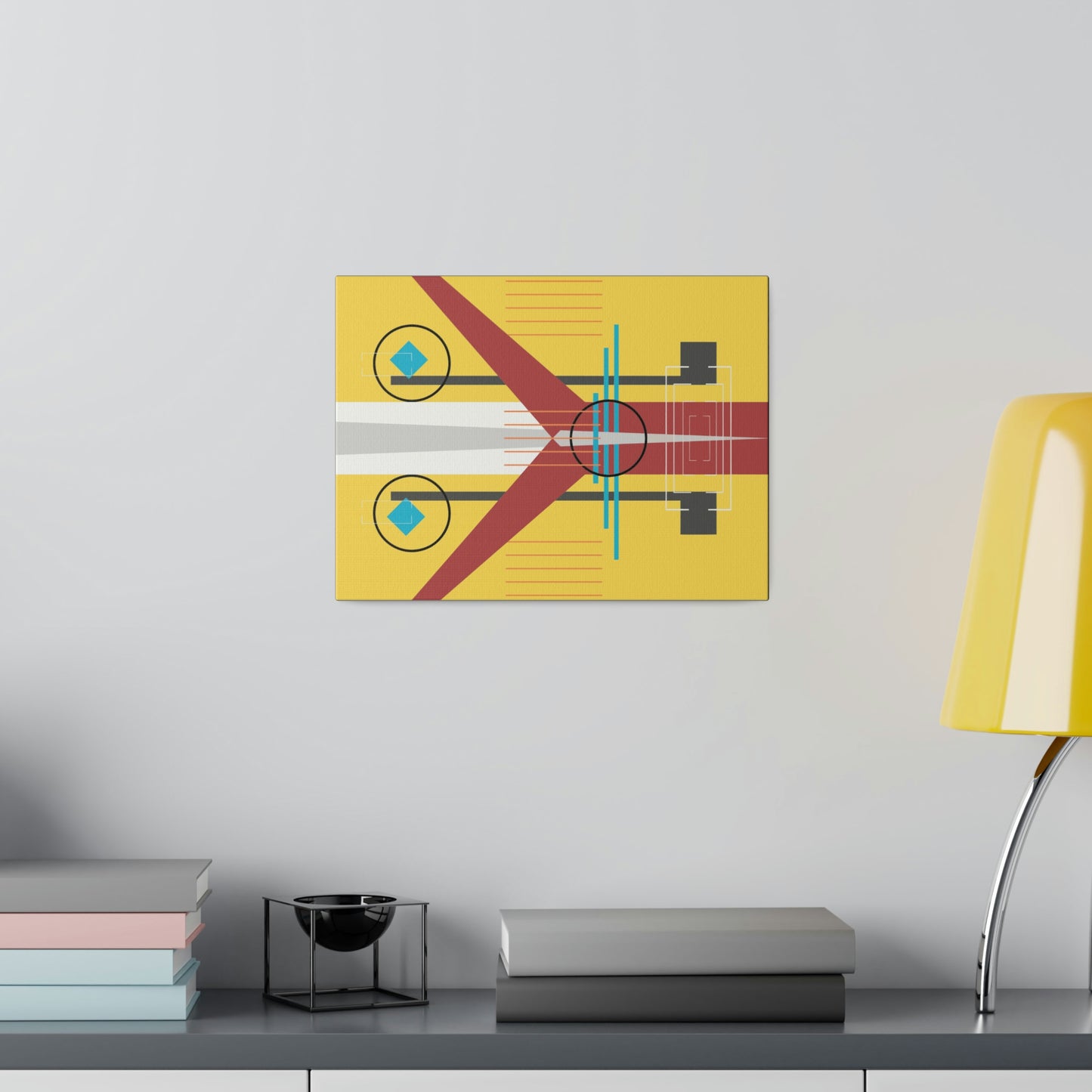 Burst of Sunshine - The Take Off Series: Geometric Abstract Wall Art