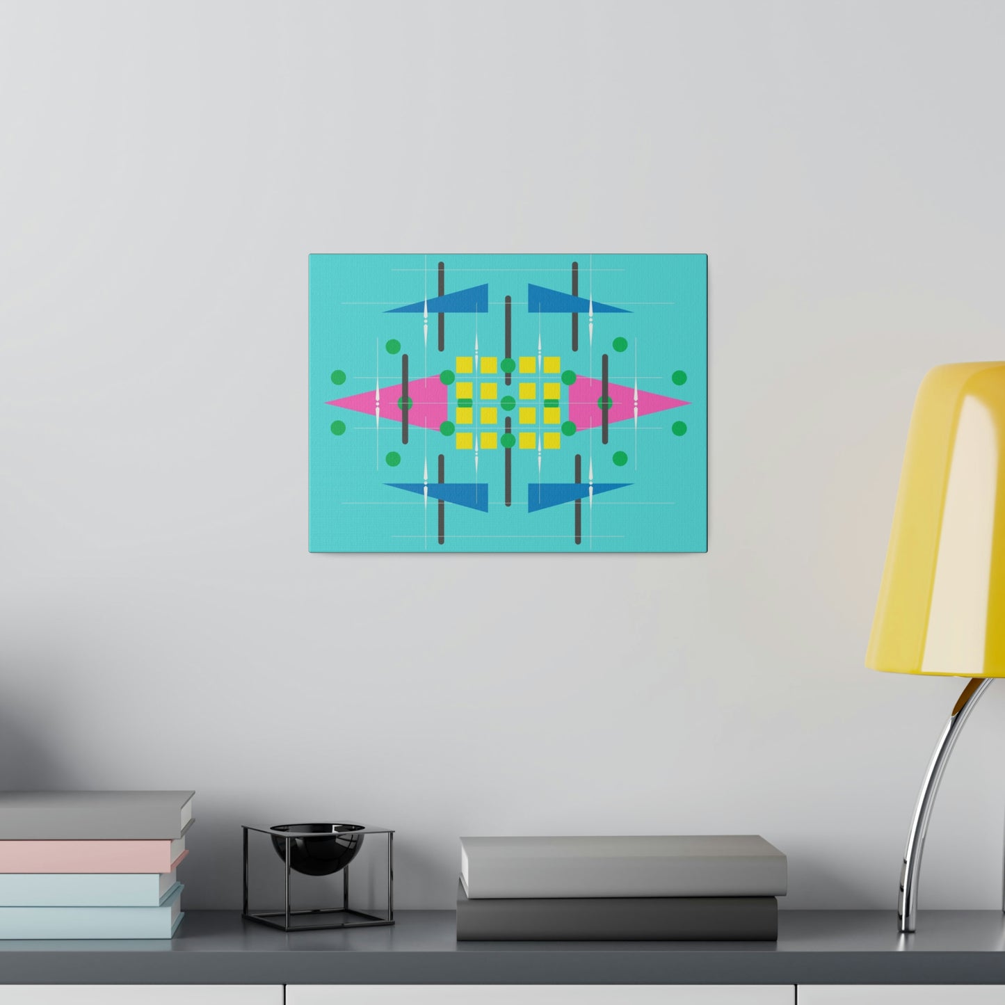 Teala - Universal Schematics 2: Geometric Abstract Deco Inspired Wall Art