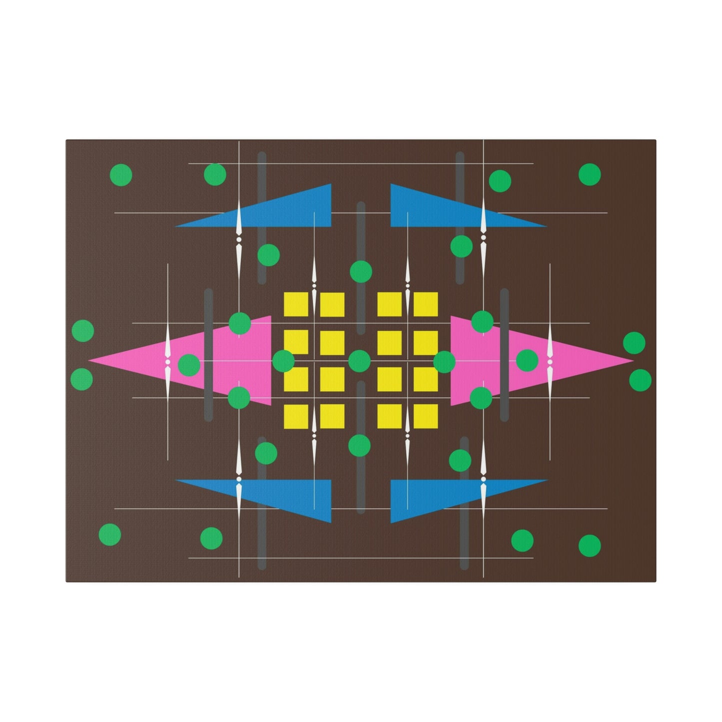 Aztek Maze - Universal Schematics 5: Geometric Abstract Deco Inspired Wall Art