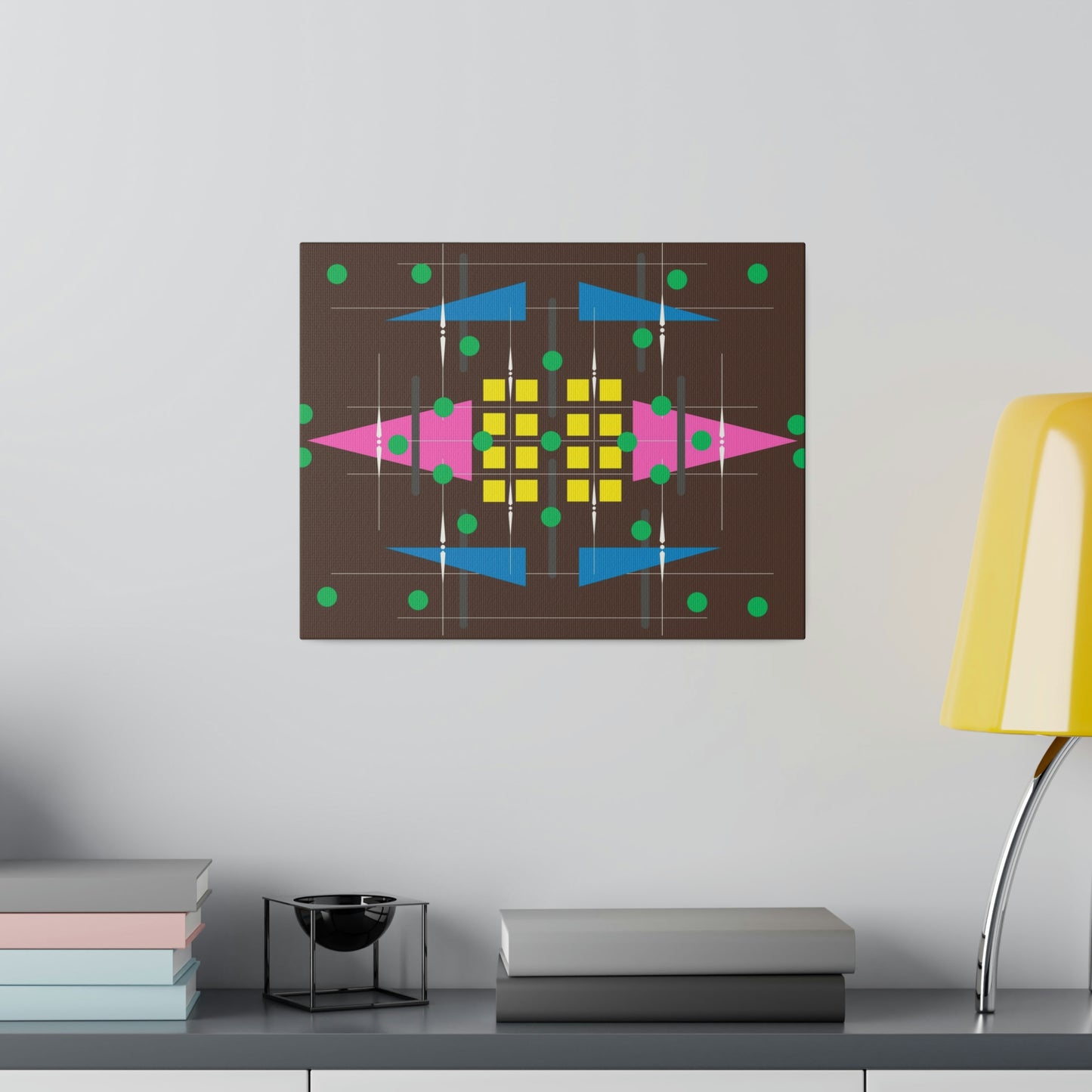 Aztek Maze - Universal Schematics 5: Geometric Abstract Deco Inspired Wall Art