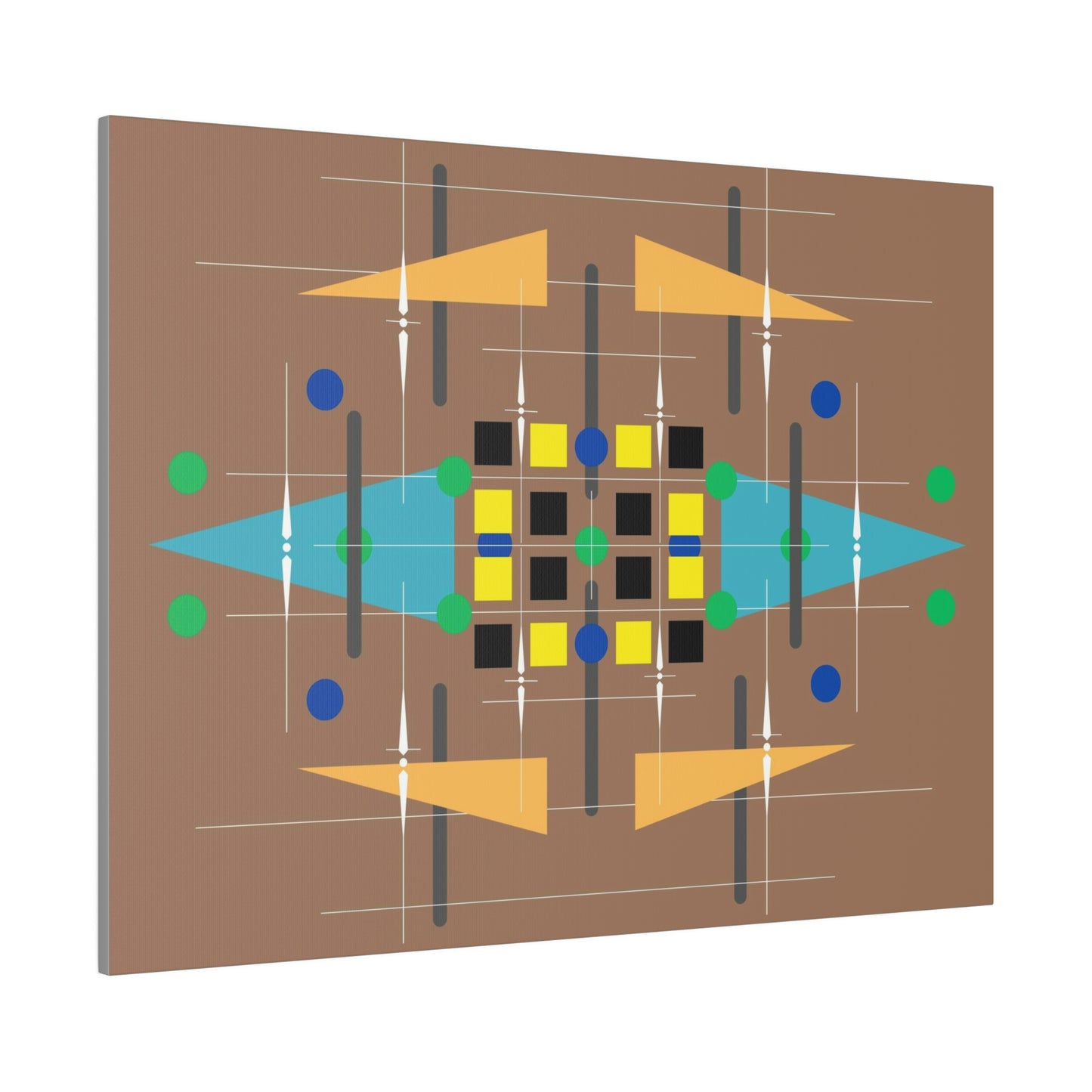 Harvest - Universal Schematics 3: Geometric Abstract Deco Inspired Wall Art