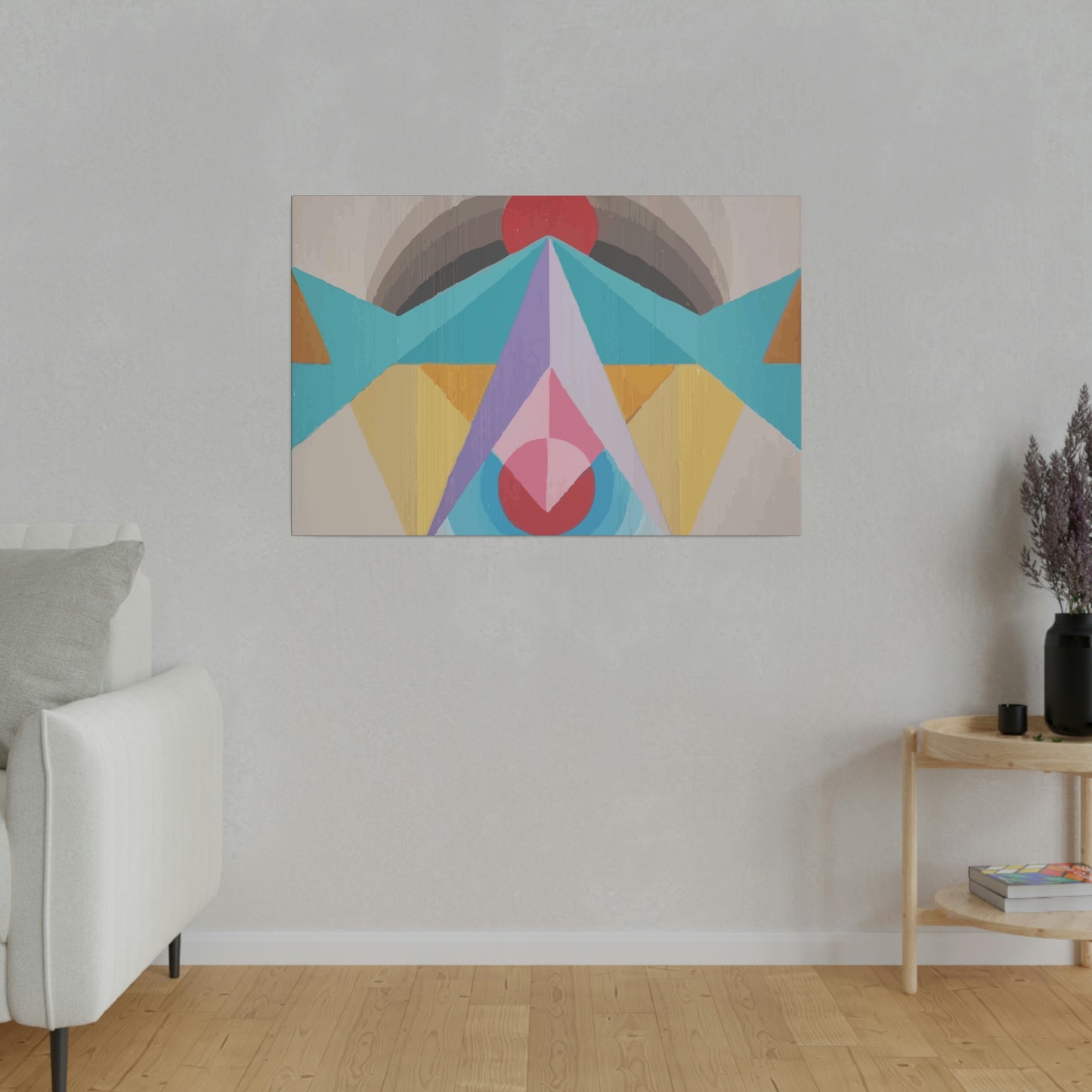 Soul - The Mighty Mountain Series: Part of the Across the Universe Collection Abstract Geometric Wall Art