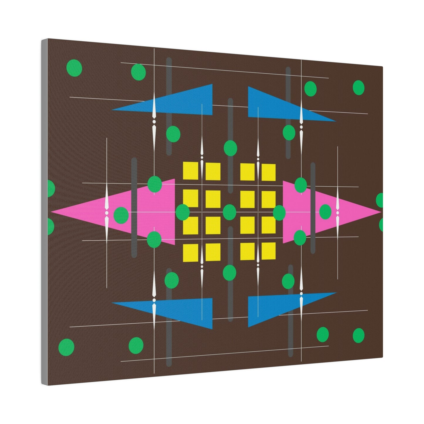 Aztek Maze - Universal Schematics 5: Geometric Abstract Deco Inspired Wall Art