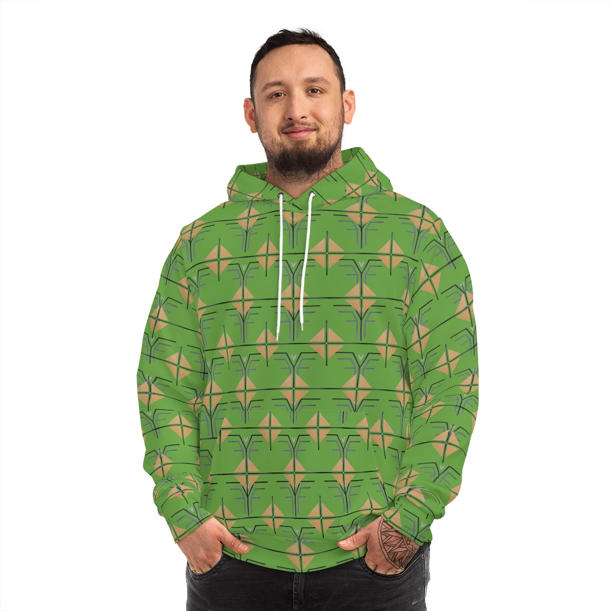 The Shield and Crest Hoodie - Green