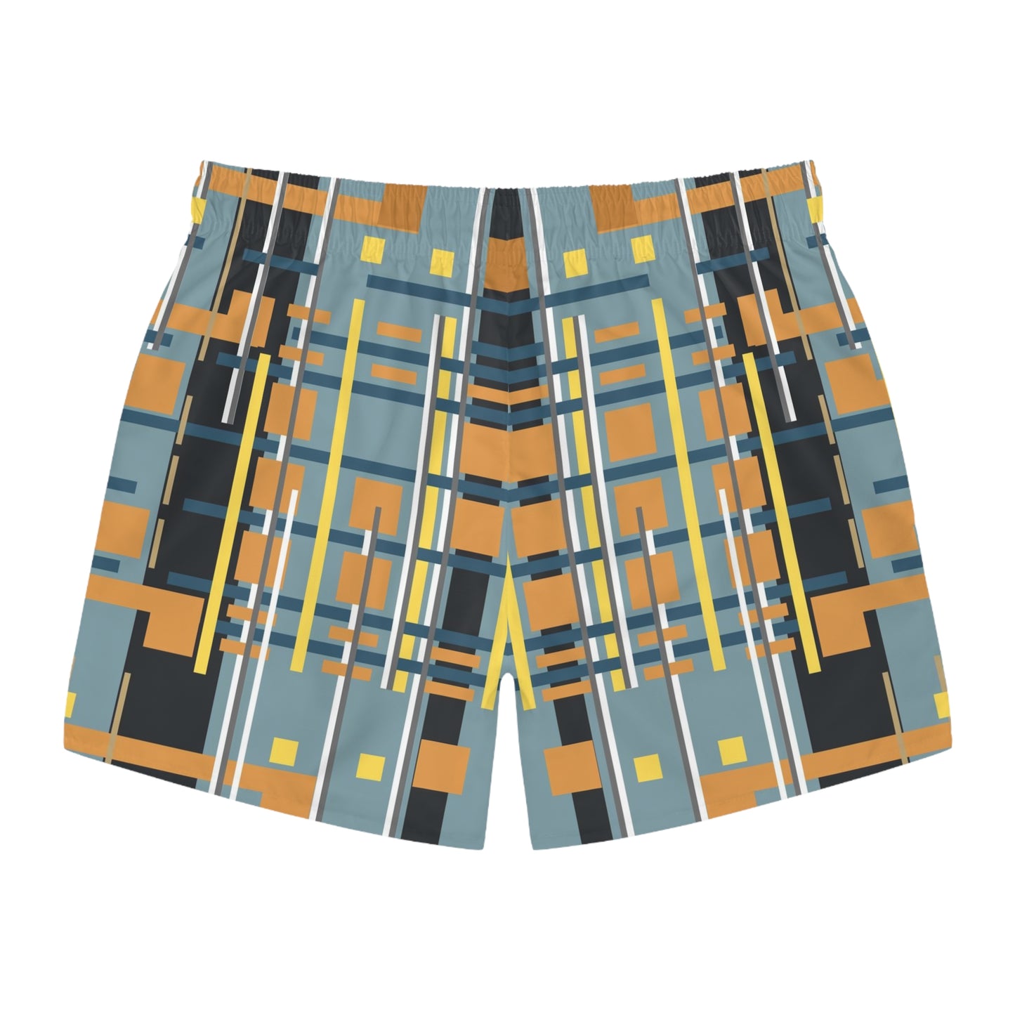 Steel Tin Grey Bamboo Swim Trunks