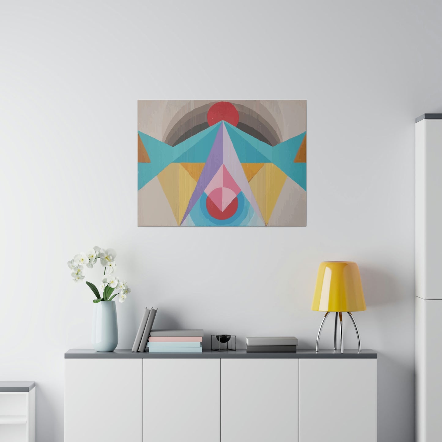 Soul - The Mighty Mountain Series: Part of the Across the Universe Collection Abstract Geometric Wall Art