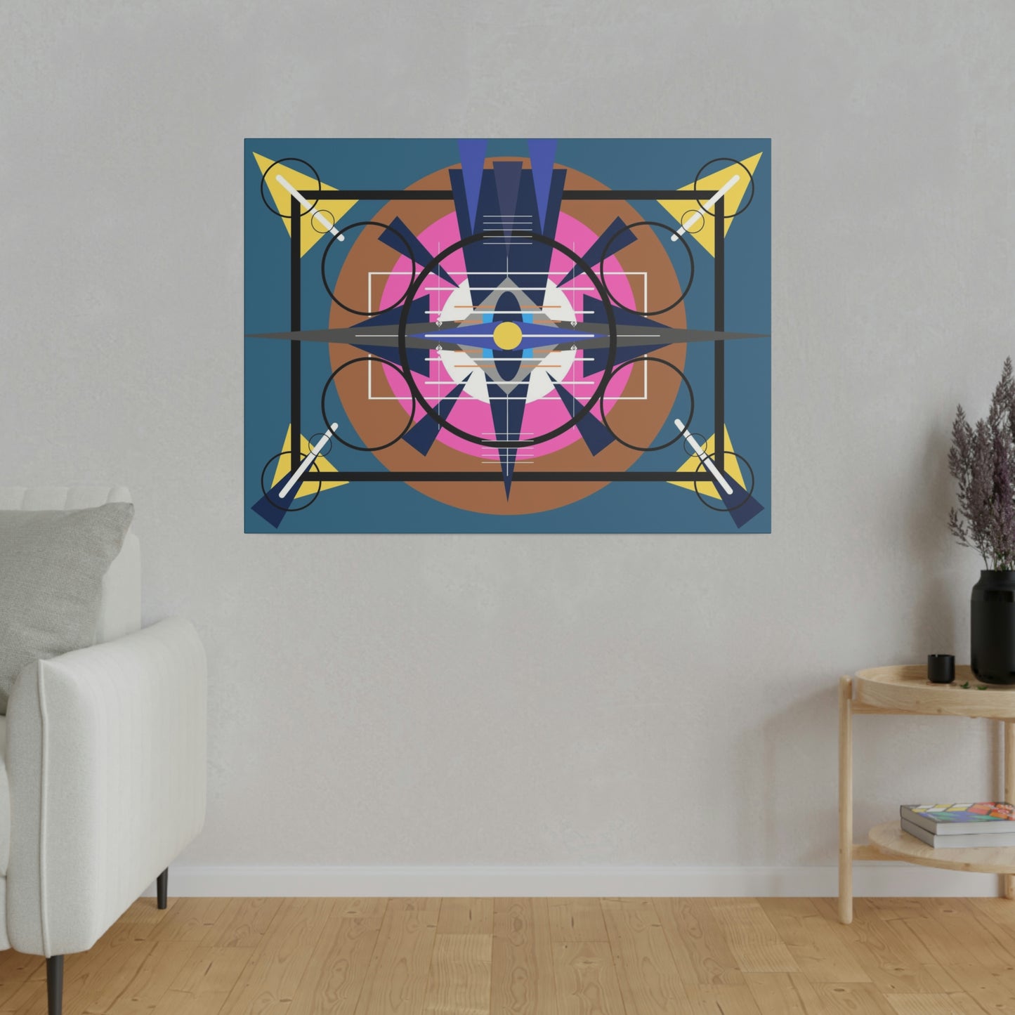 Deco 2 - Oscillation: Geometric Abstract Deco Inspired Wall Art