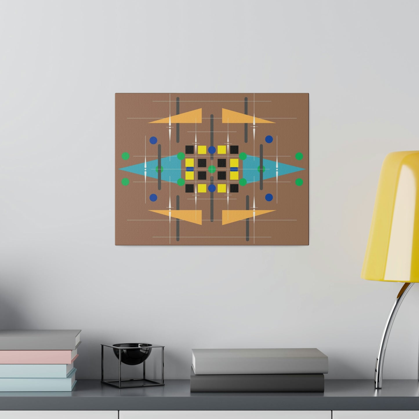 Harvest - Universal Schematics 3: Geometric Abstract Deco Inspired Wall Art