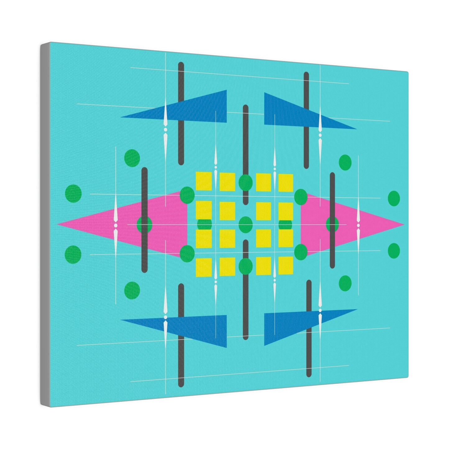 Teala - Universal Schematics 2: Geometric Abstract Deco Inspired Wall Art