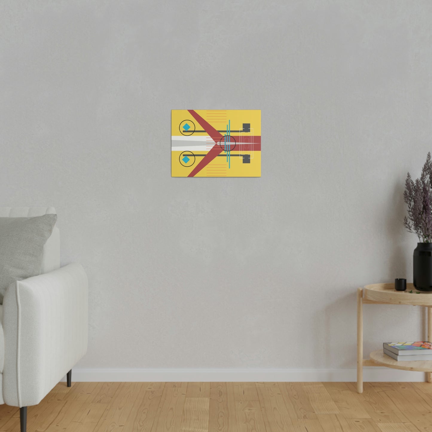 Burst of Sunshine - The Take Off Series: Geometric Abstract Wall Art