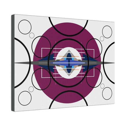 Deco 3 - Pressing Oscillation: Geometric Abstract Deco Inspired Wall Art