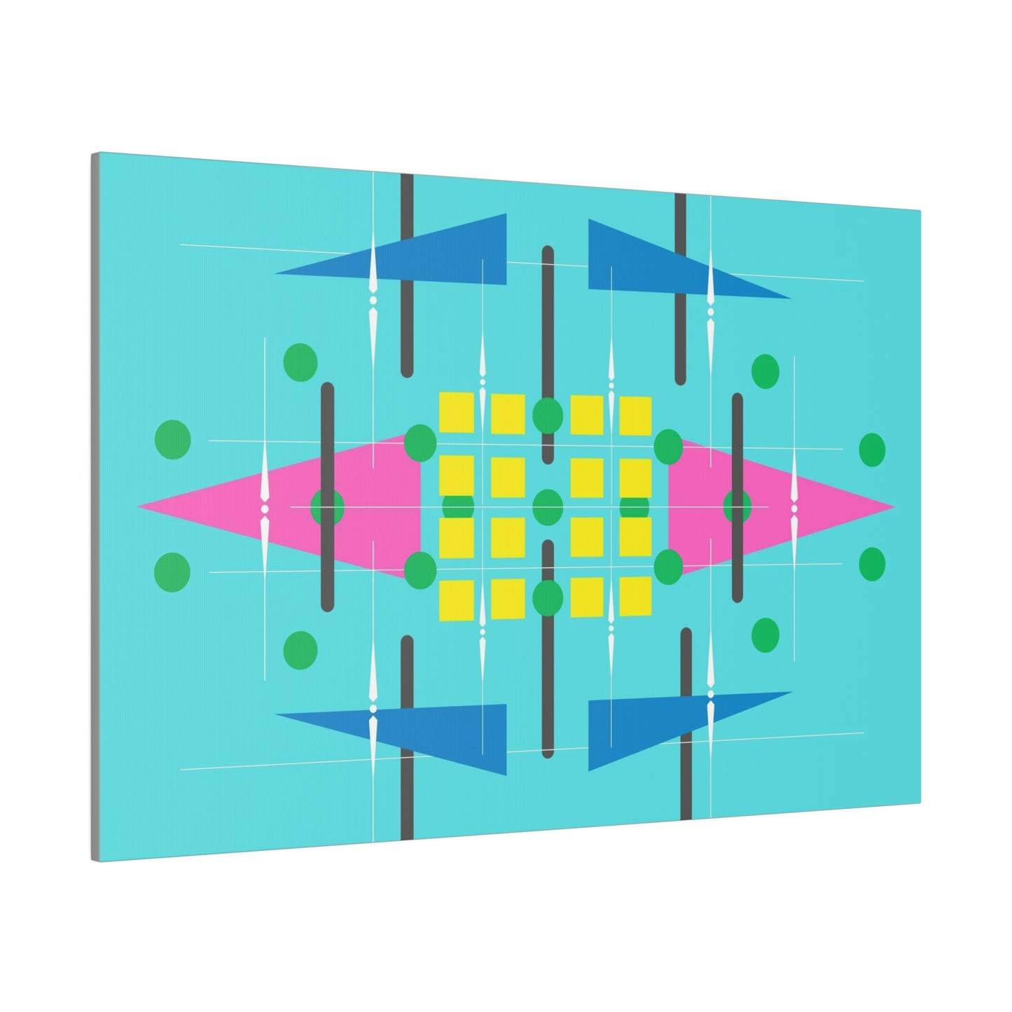 Teala - Universal Schematics 2: Geometric Abstract Deco Inspired Wall Art