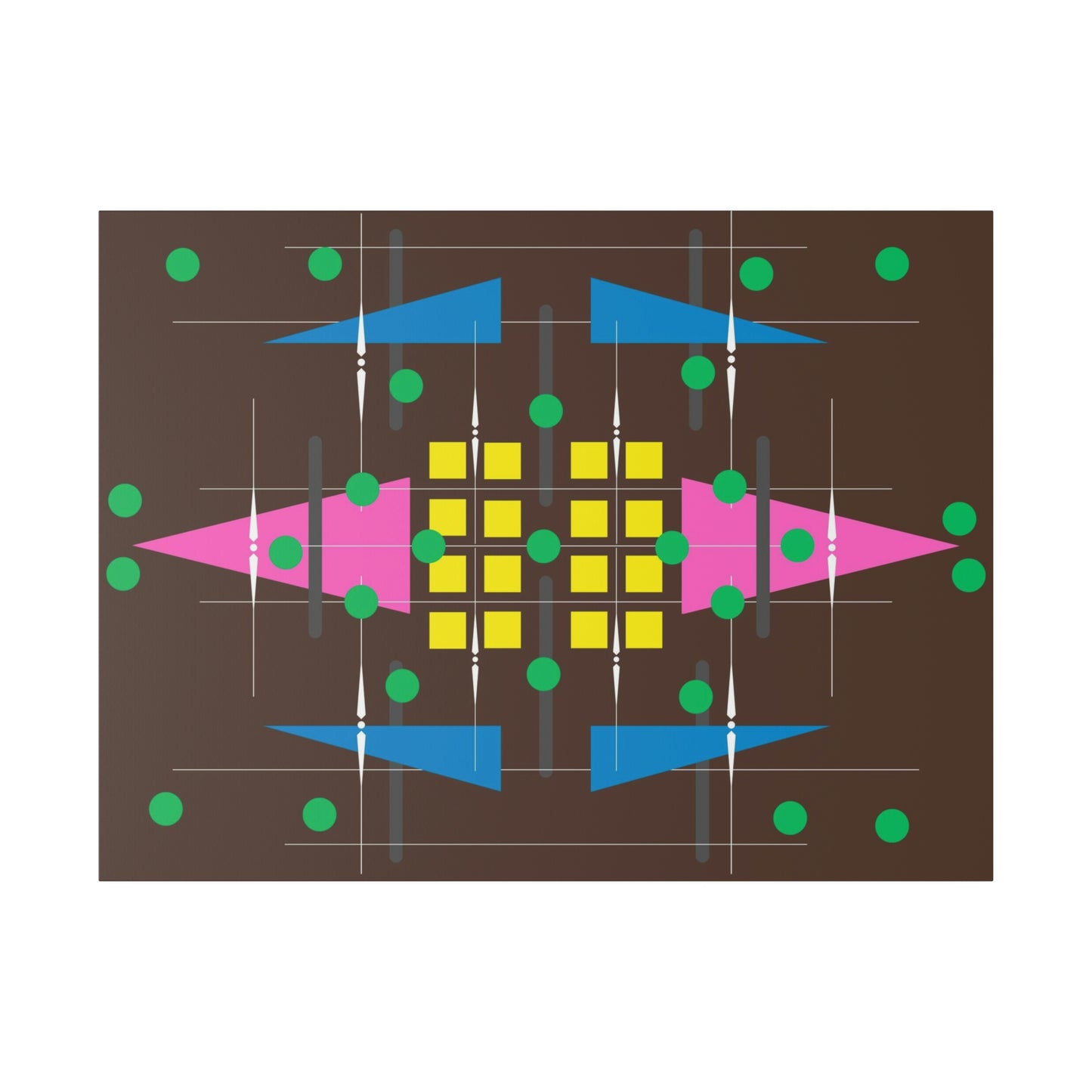 Aztek Maze - Universal Schematics 5: Geometric Abstract Deco Inspired Wall Art