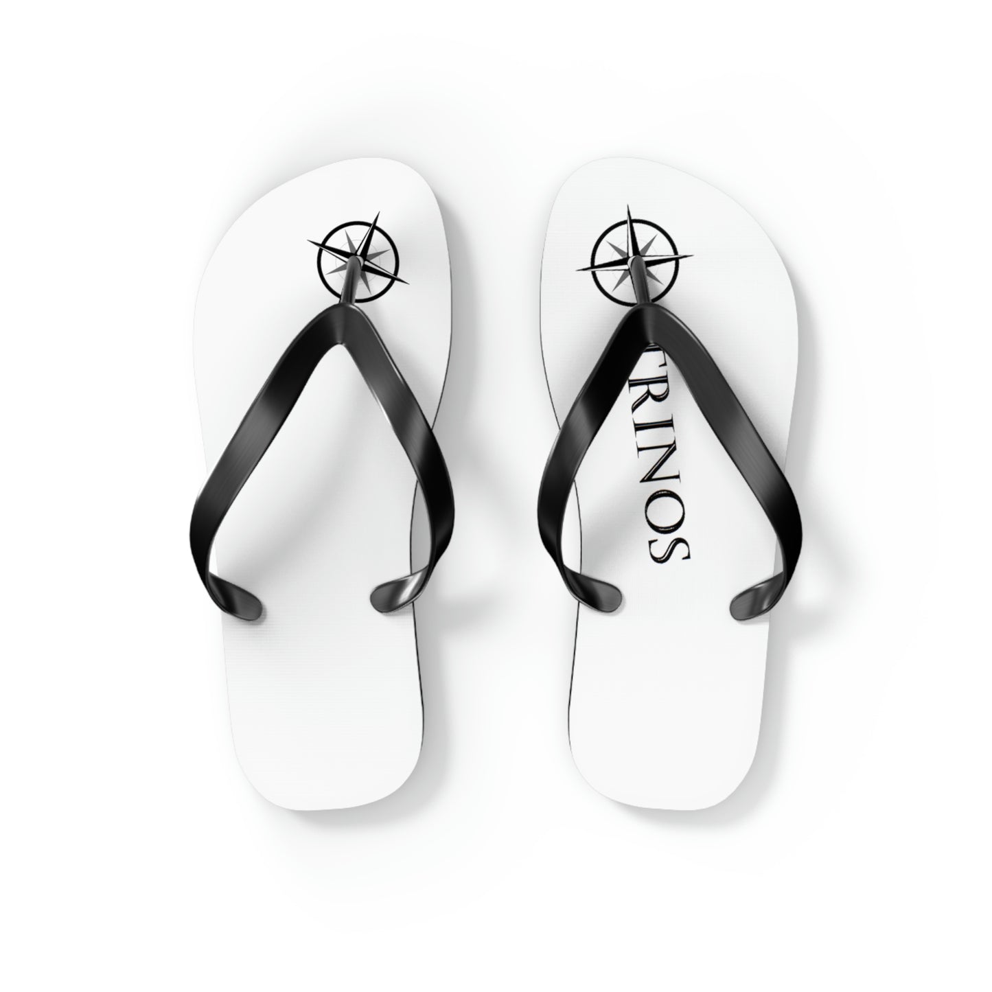 Trinos White Flip Flops