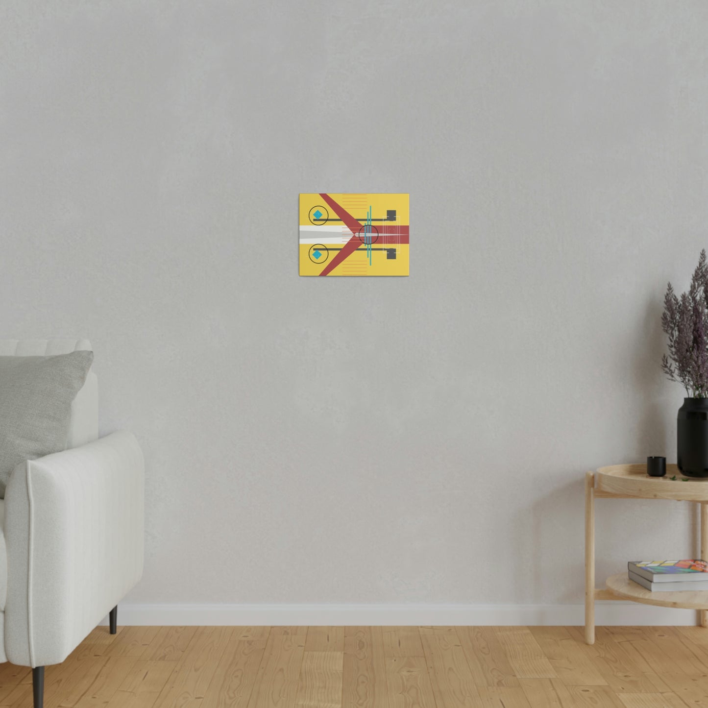 Burst of Sunshine - The Take Off Series: Geometric Abstract Wall Art