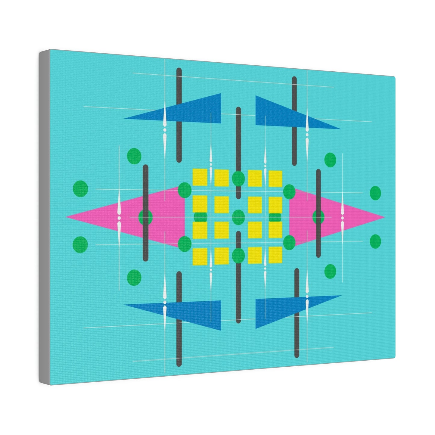 Teala - Universal Schematics 2: Geometric Abstract Deco Inspired Wall Art