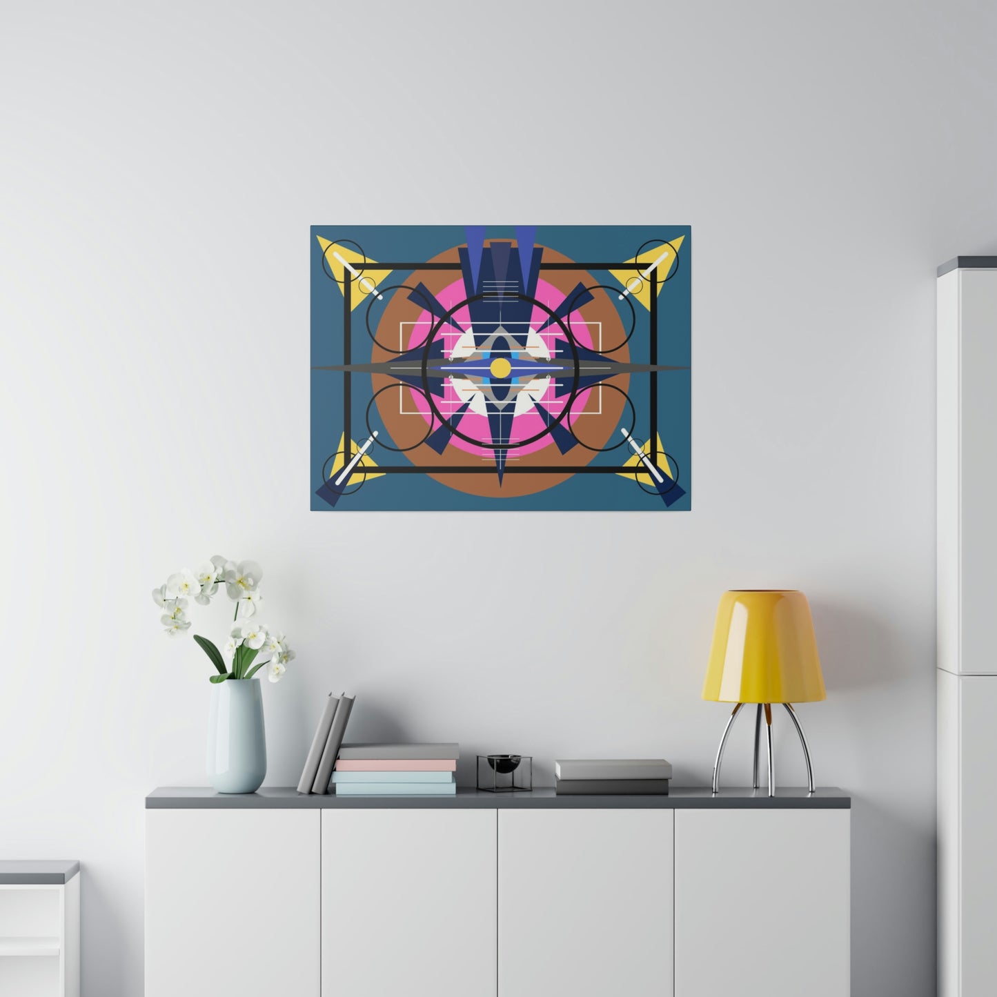 Deco 2 - Oscillation: Geometric Abstract Deco Inspired Wall Art