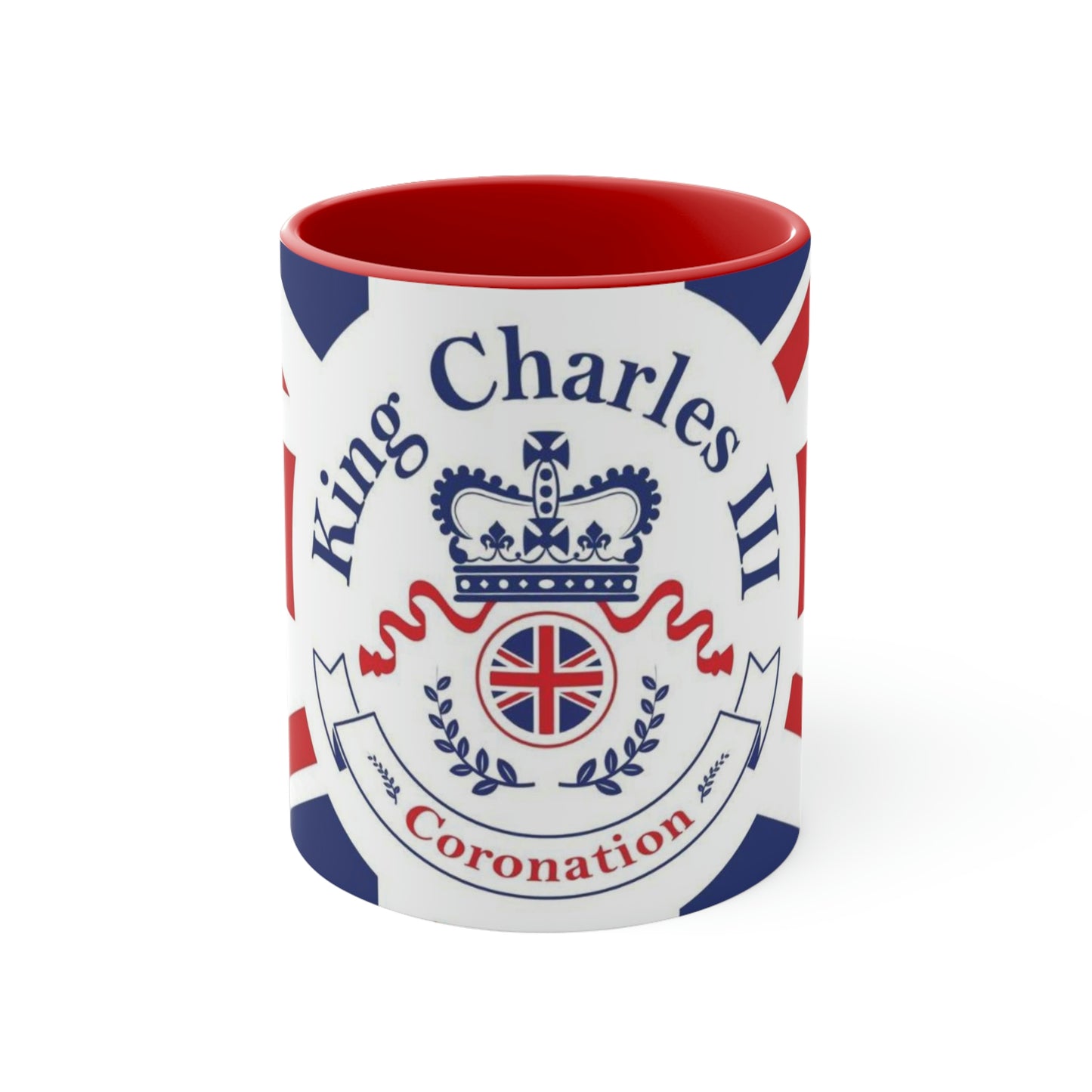 Limited Edition 11oz Accent Mug Commemorating the Coronation of King Charles III on 6th of May 2023