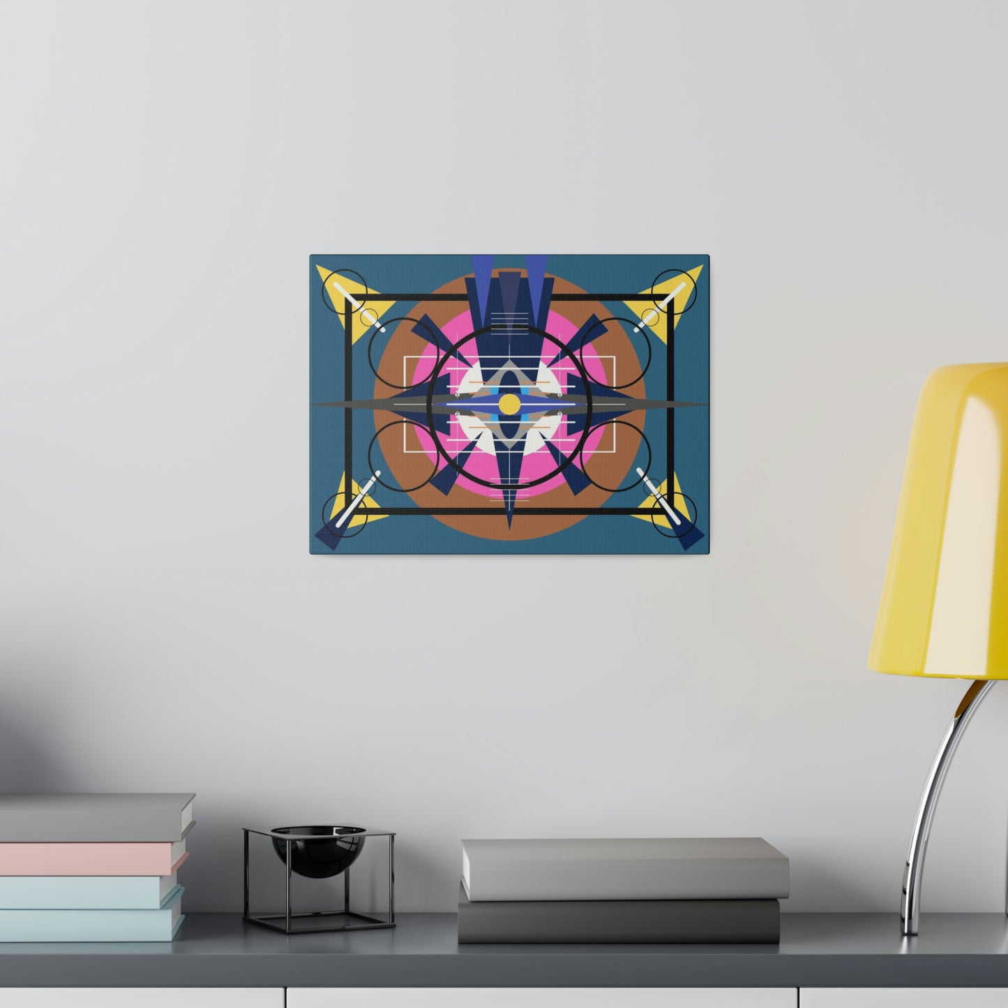 Deco 2 - Oscillation: Geometric Abstract Deco Inspired Wall Art