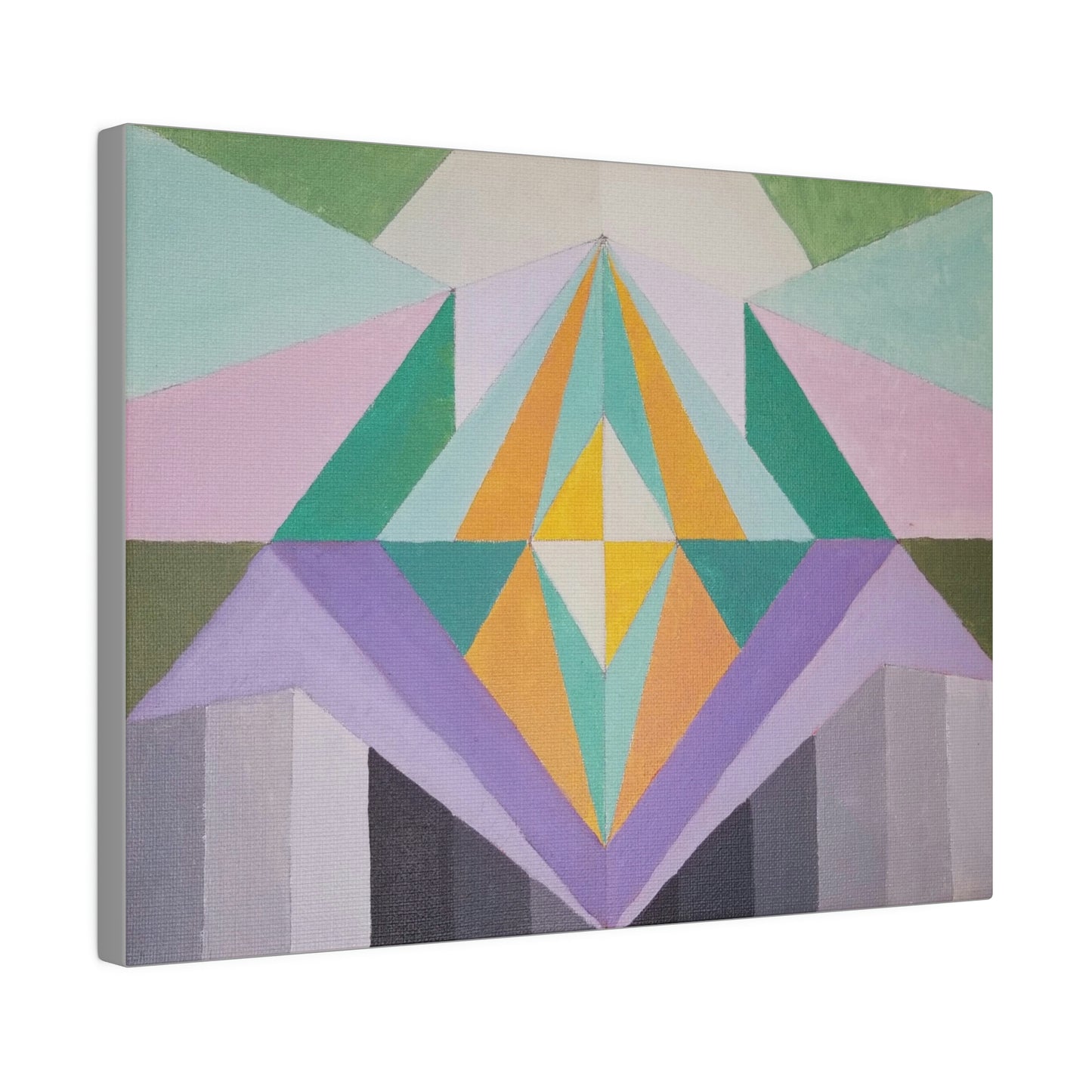 Devonian Tetra - The Mighty Mountain Series: Abstract Geometric Wall Art