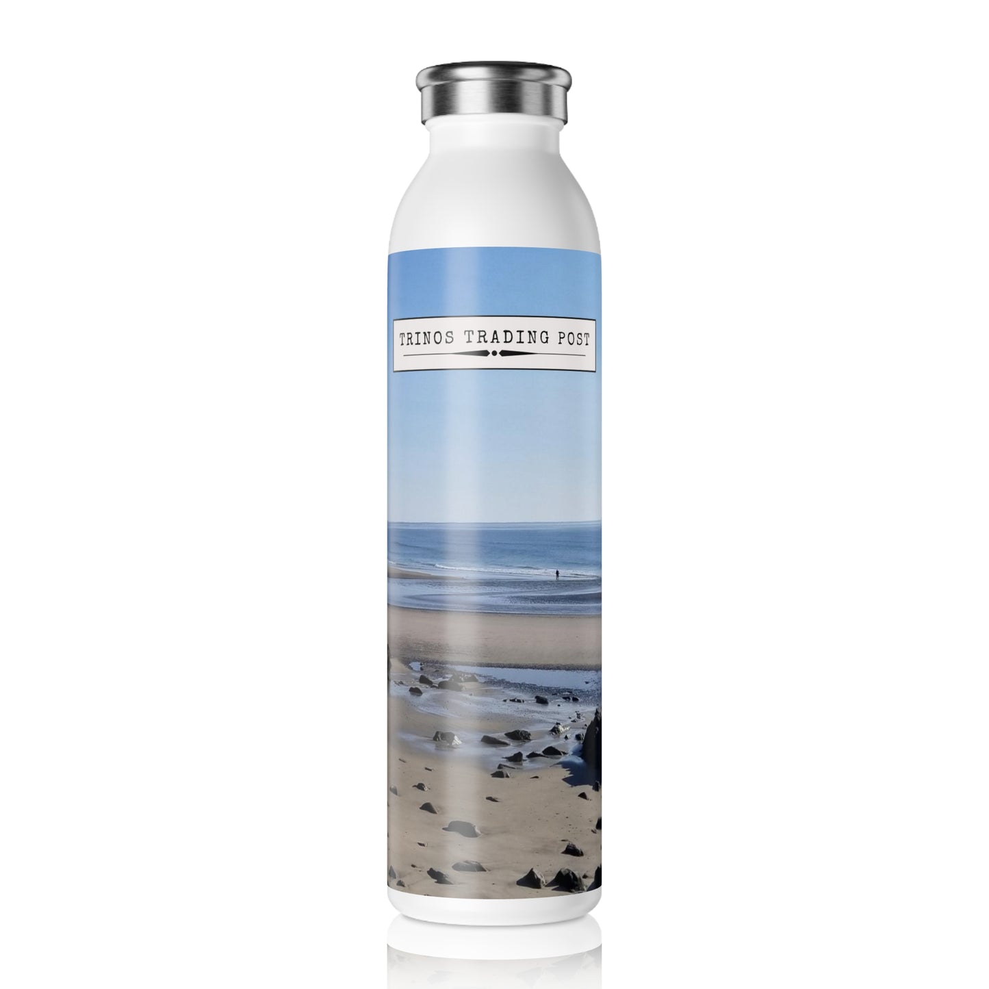 Trinos Trading Post: Beach 20oz Slim Water Bottle