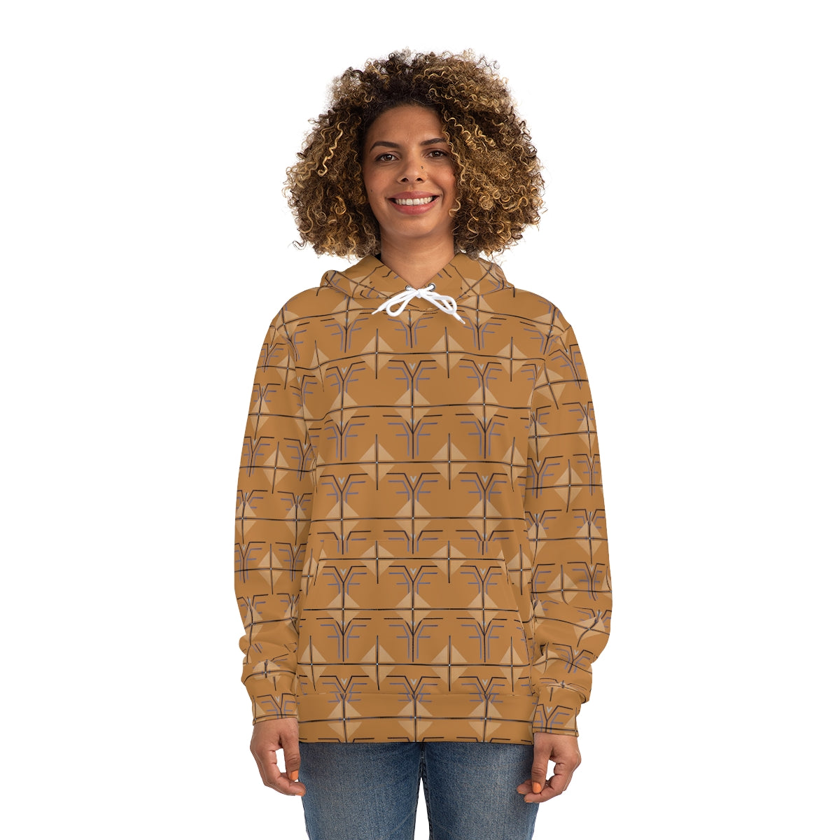 The Shield and Crest Hoodie - Lt. Brown