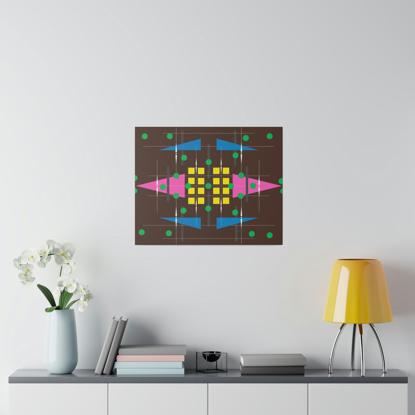 Aztek Maze - Universal Schematics 5: Geometric Abstract Deco Inspired Wall Art