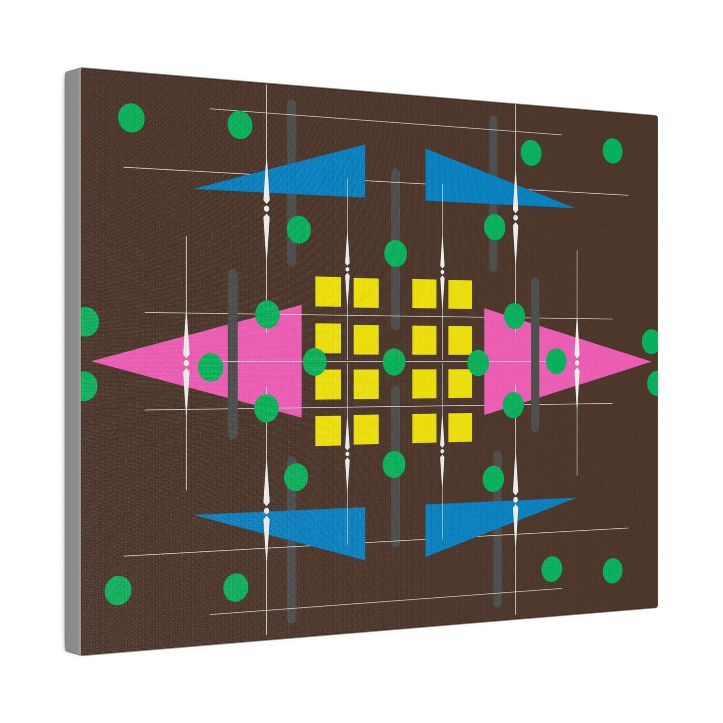 Aztek Maze - Universal Schematics 5: Geometric Abstract Deco Inspired Wall Art