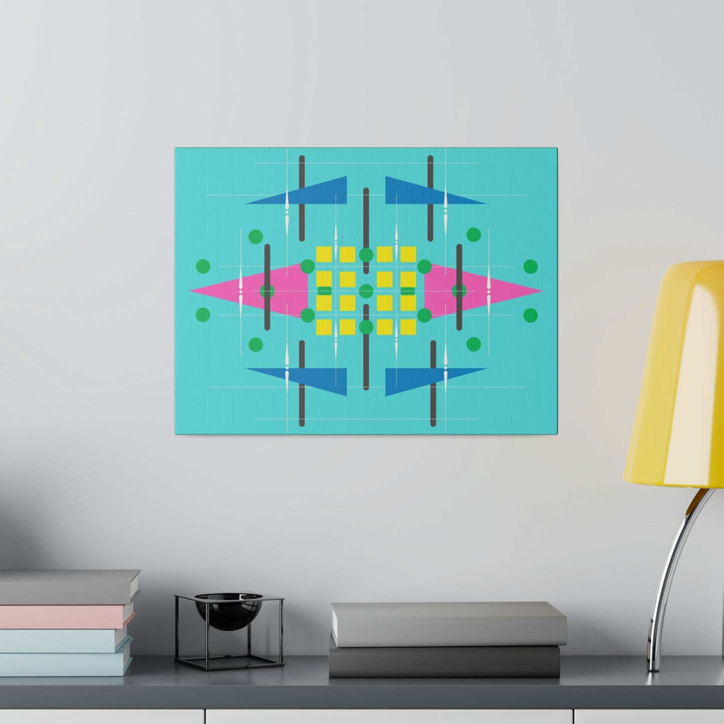 Teala - Universal Schematics 2: Geometric Abstract Deco Inspired Wall Art