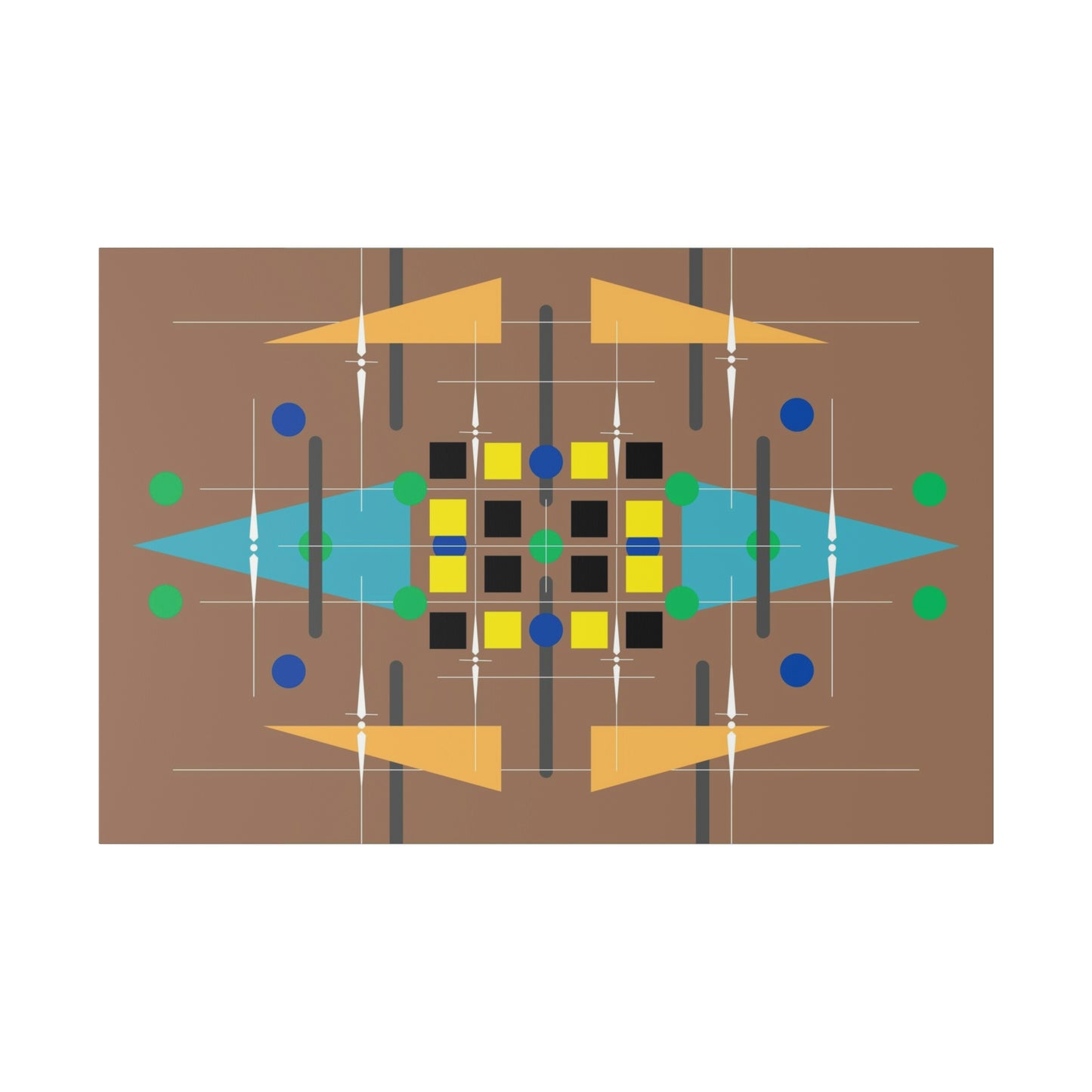 Harvest - Universal Schematics 3: Geometric Abstract Deco Inspired Wall Art