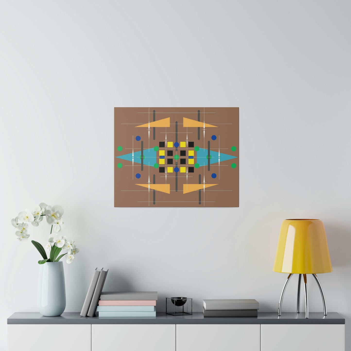 Harvest - Universal Schematics 3: Geometric Abstract Deco Inspired Wall Art