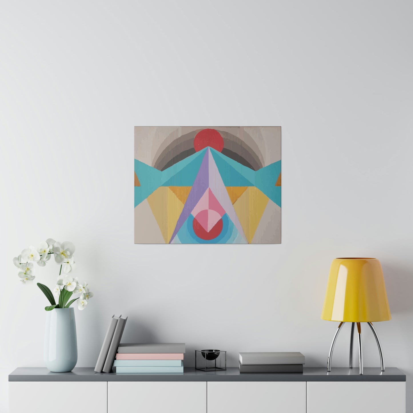 Soul - The Mighty Mountain Series: Part of the Across the Universe Collection Abstract Geometric Wall Art