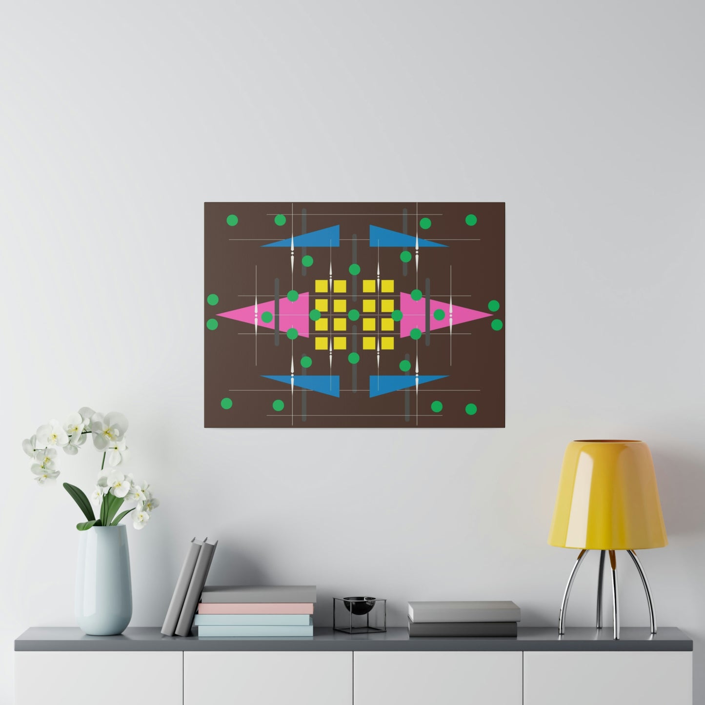 Aztek Maze - Universal Schematics 5: Geometric Abstract Deco Inspired Wall Art