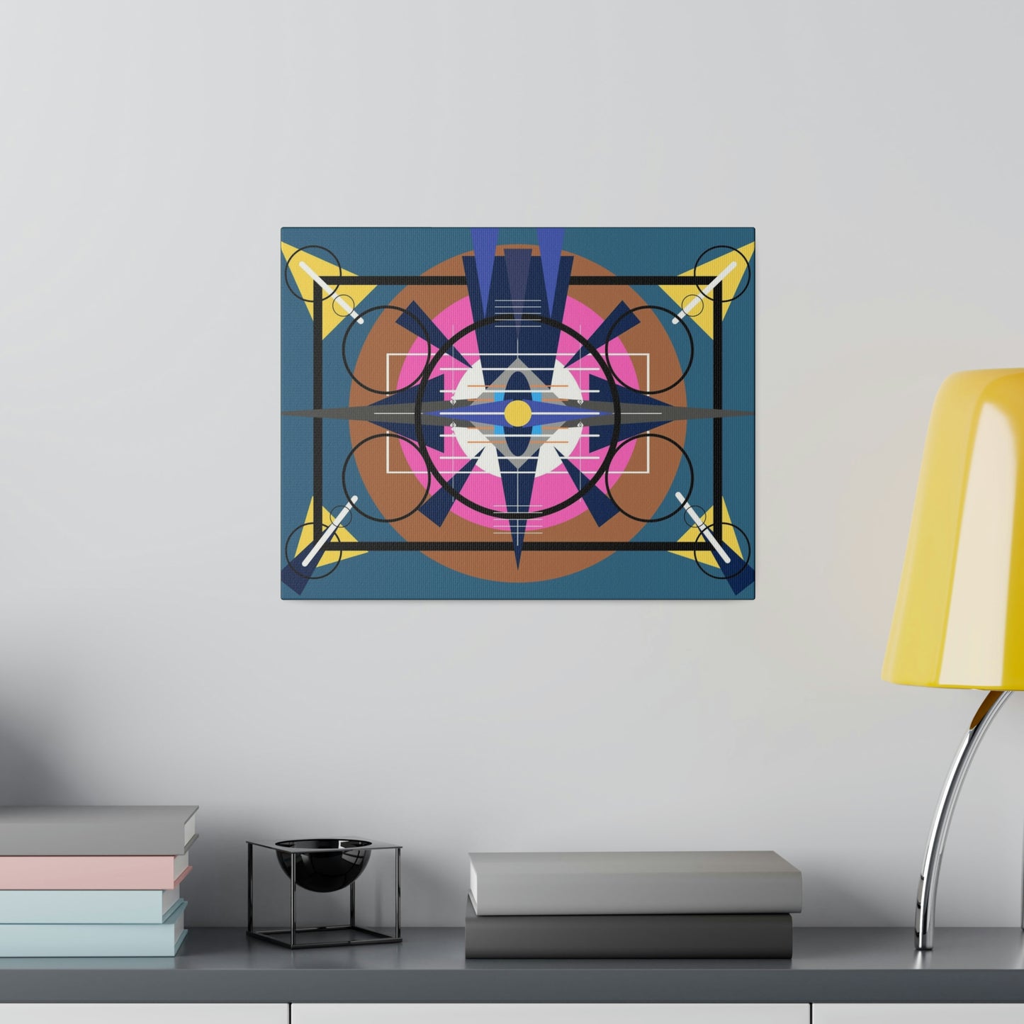 Deco 2 - Oscillation: Geometric Abstract Deco Inspired Wall Art