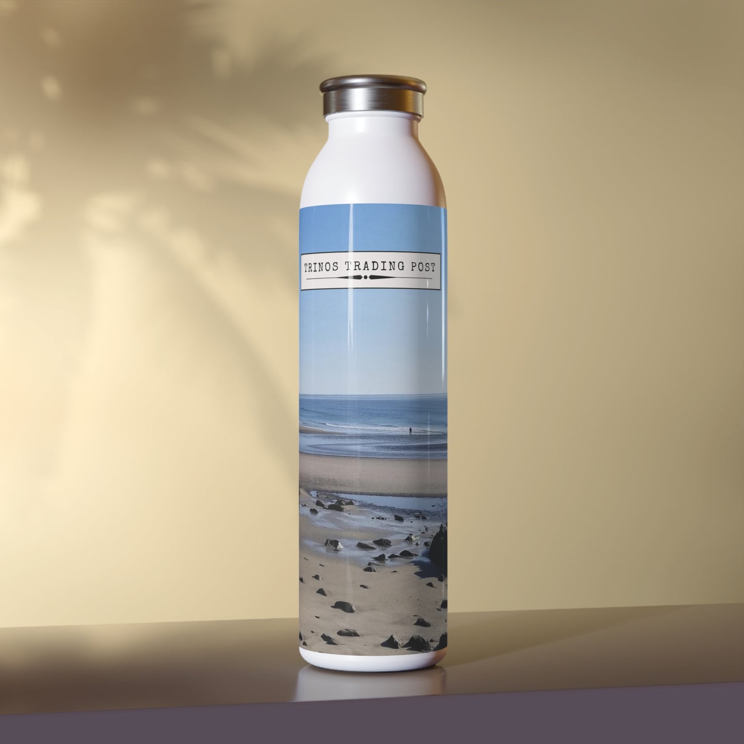 Trinos Trading Post: Beach 20oz Slim Water Bottle