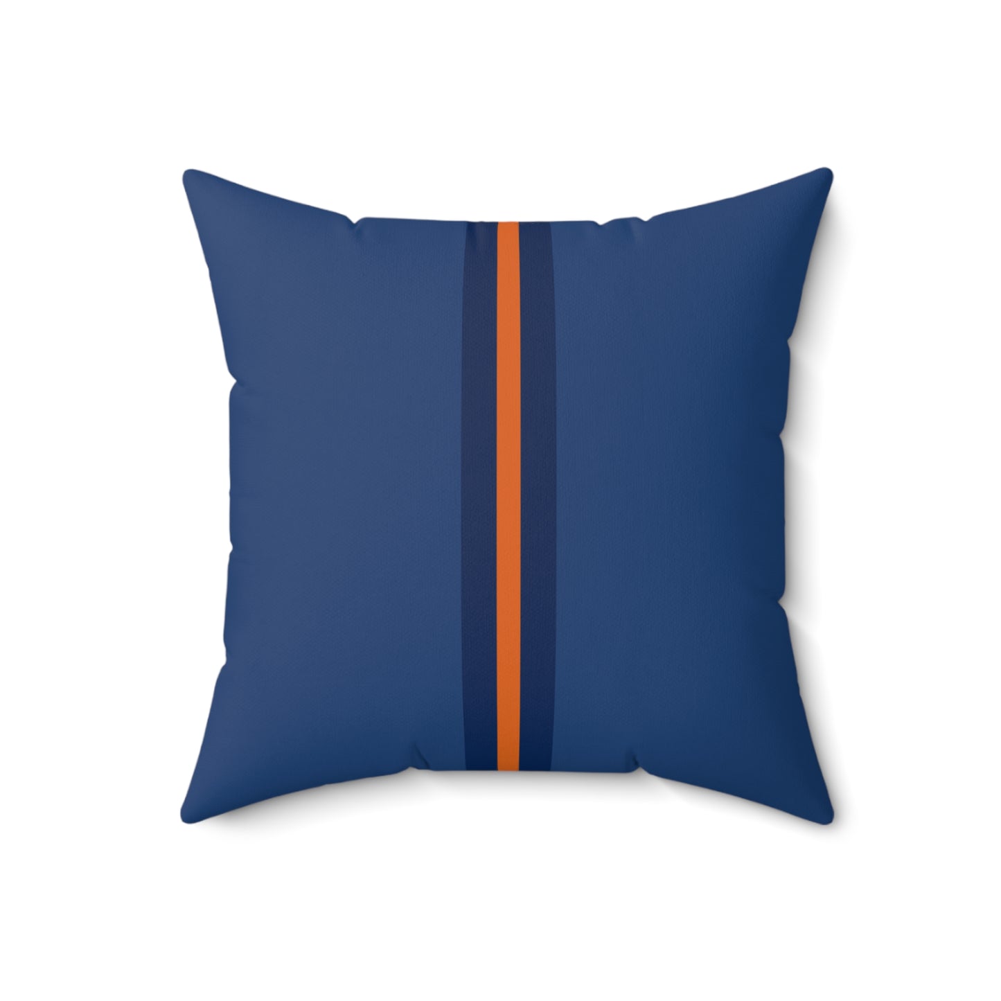 Flat Line Hemisphere - Spun Polyester Square Pillow