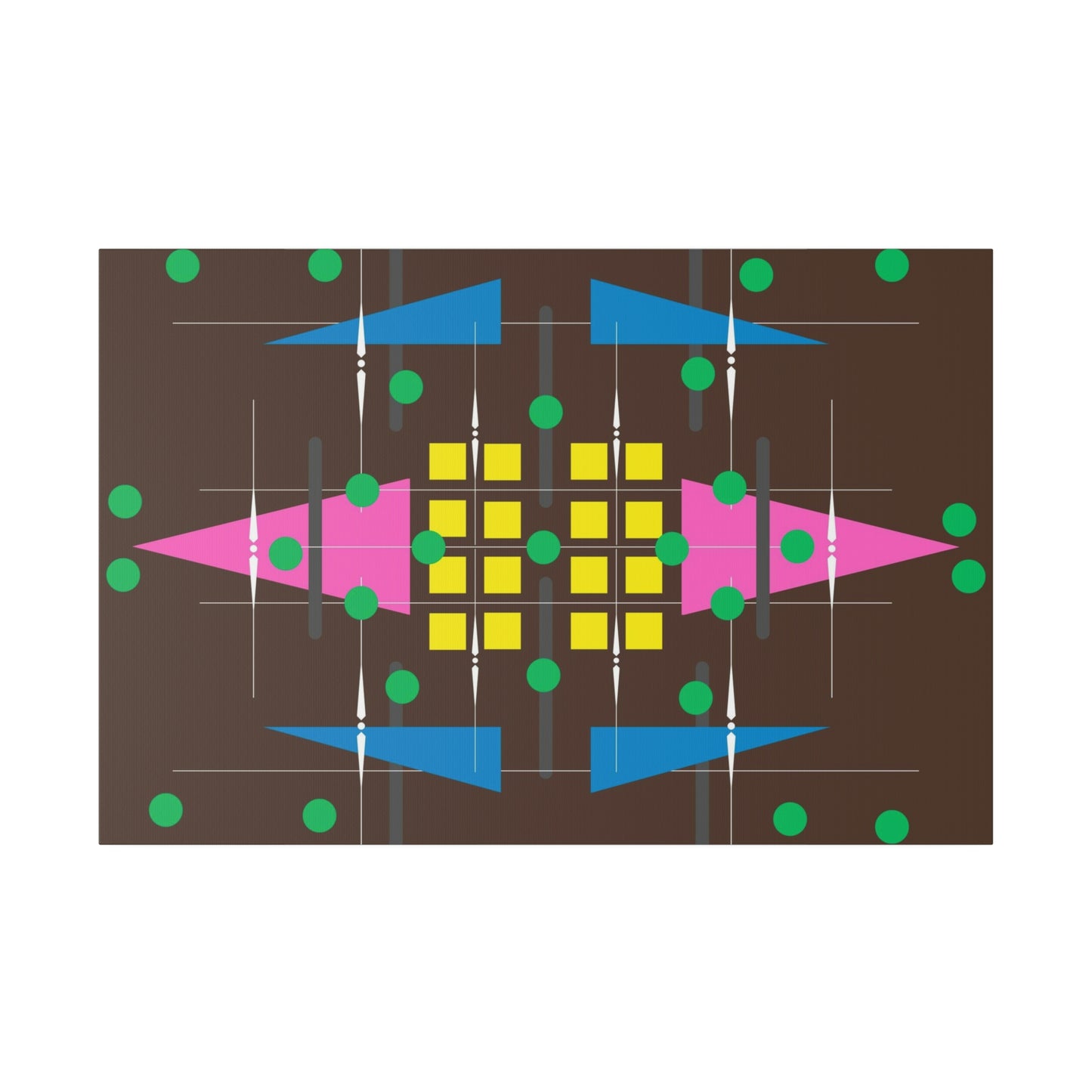 Aztek Maze - Universal Schematics 5: Geometric Abstract Deco Inspired Wall Art