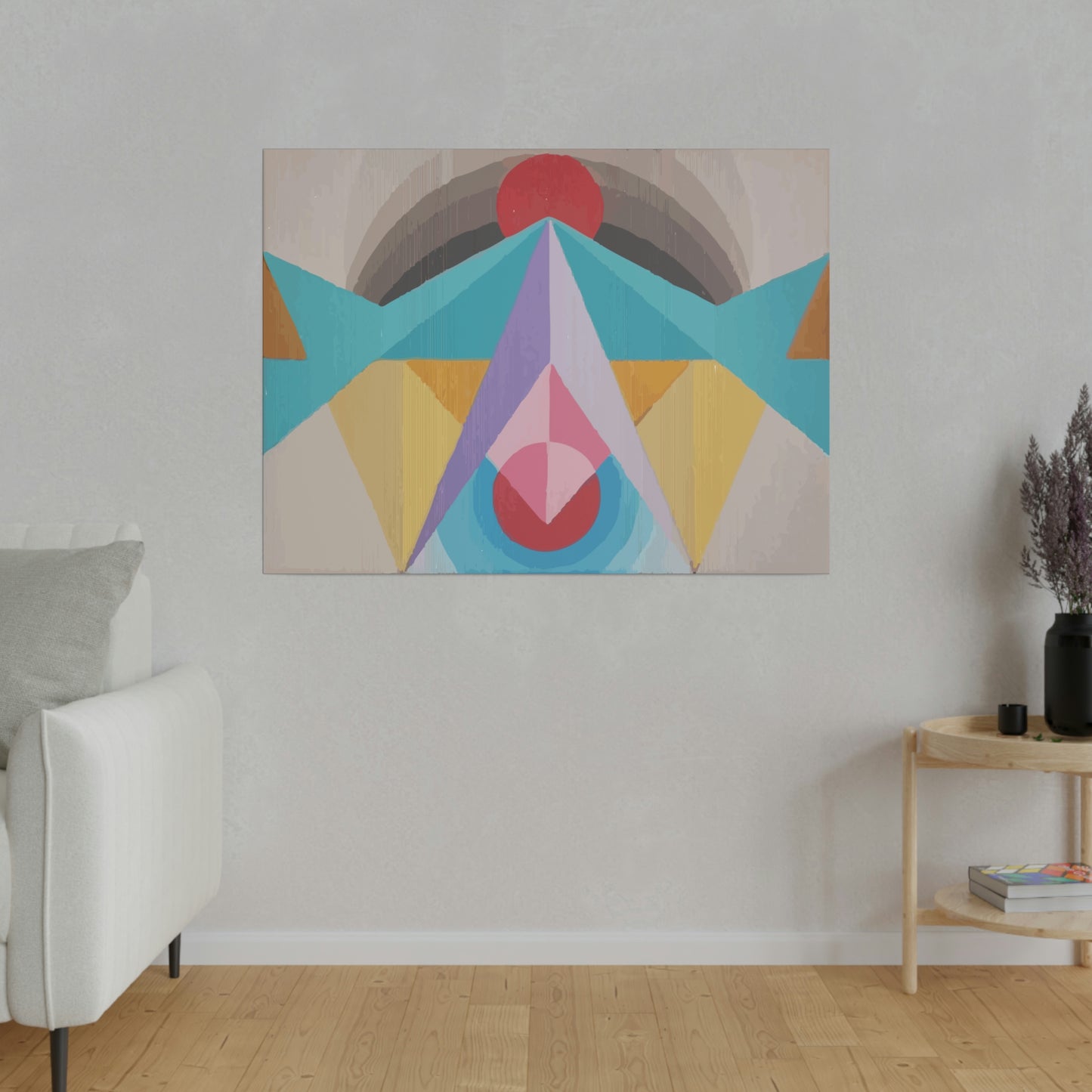 Soul - The Mighty Mountain Series: Part of the Across the Universe Collection Abstract Geometric Wall Art