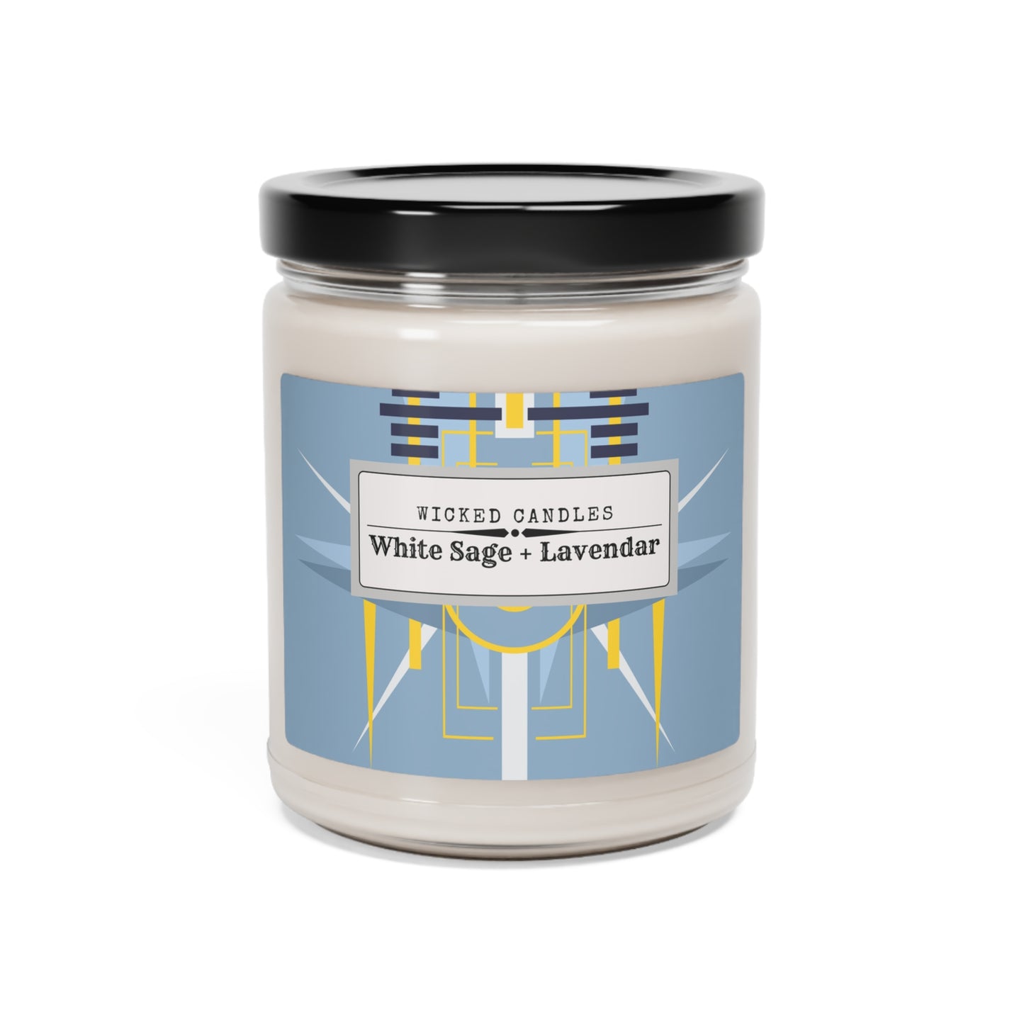 Deco Aviation Grey Oscillation Scented Soy Candle, 9oz