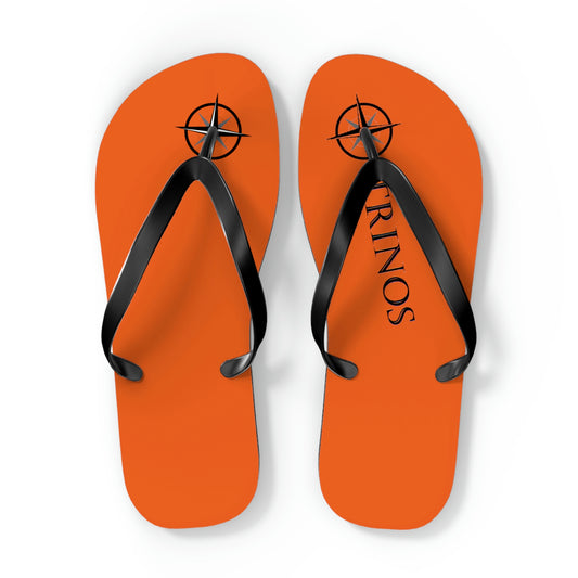 Trinos Orange Flip Flops